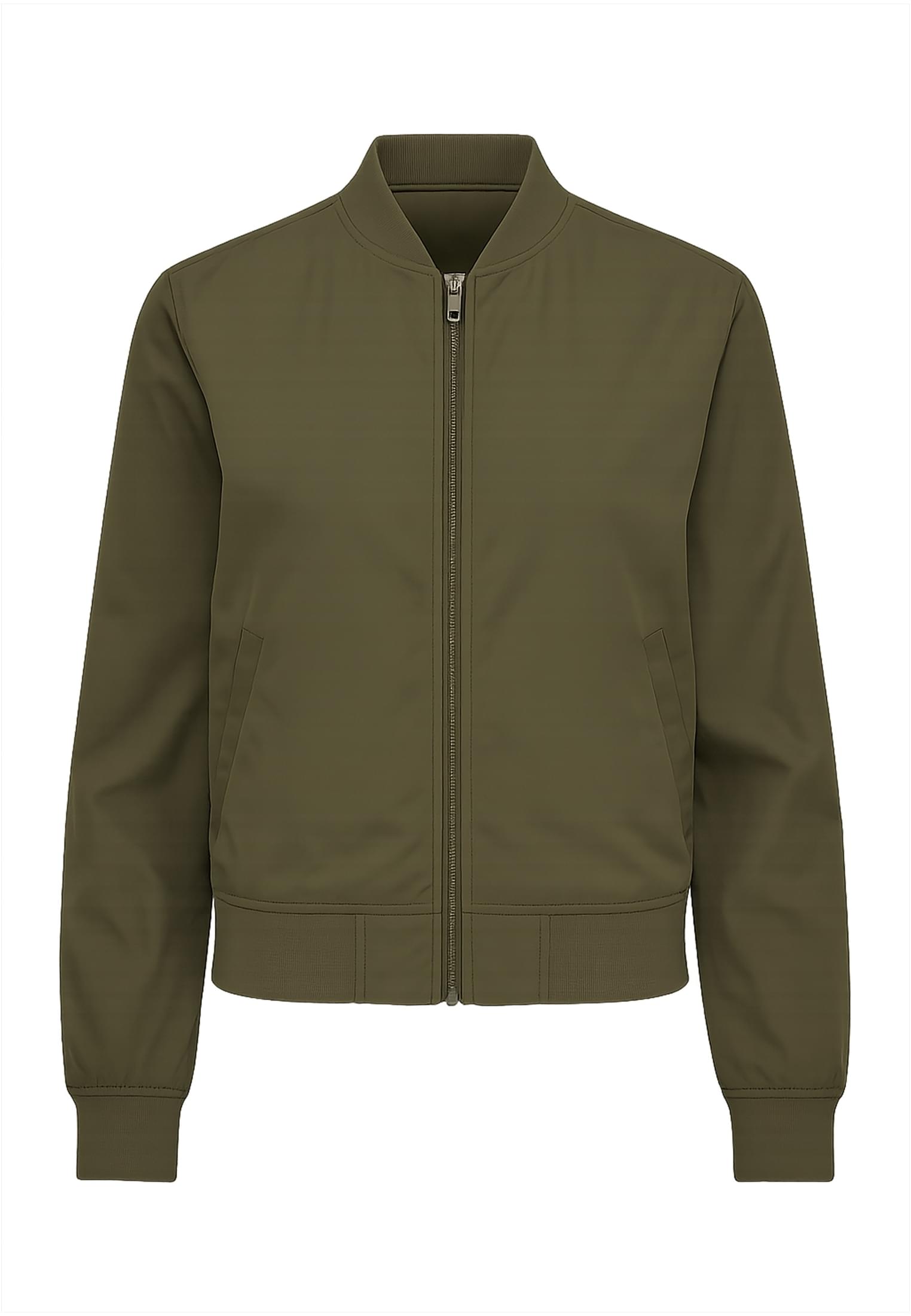Ladies Bomber Jacket dark olive | dark olive
