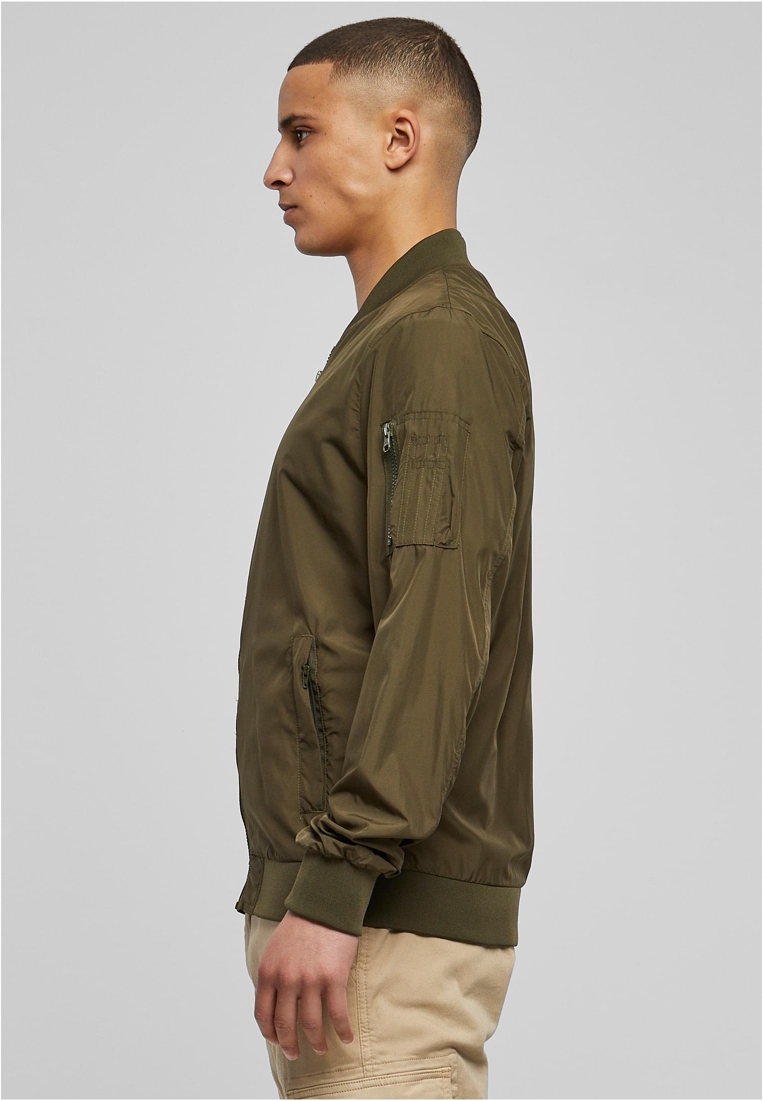 Light Bomber Jacket dark olive | dark olive