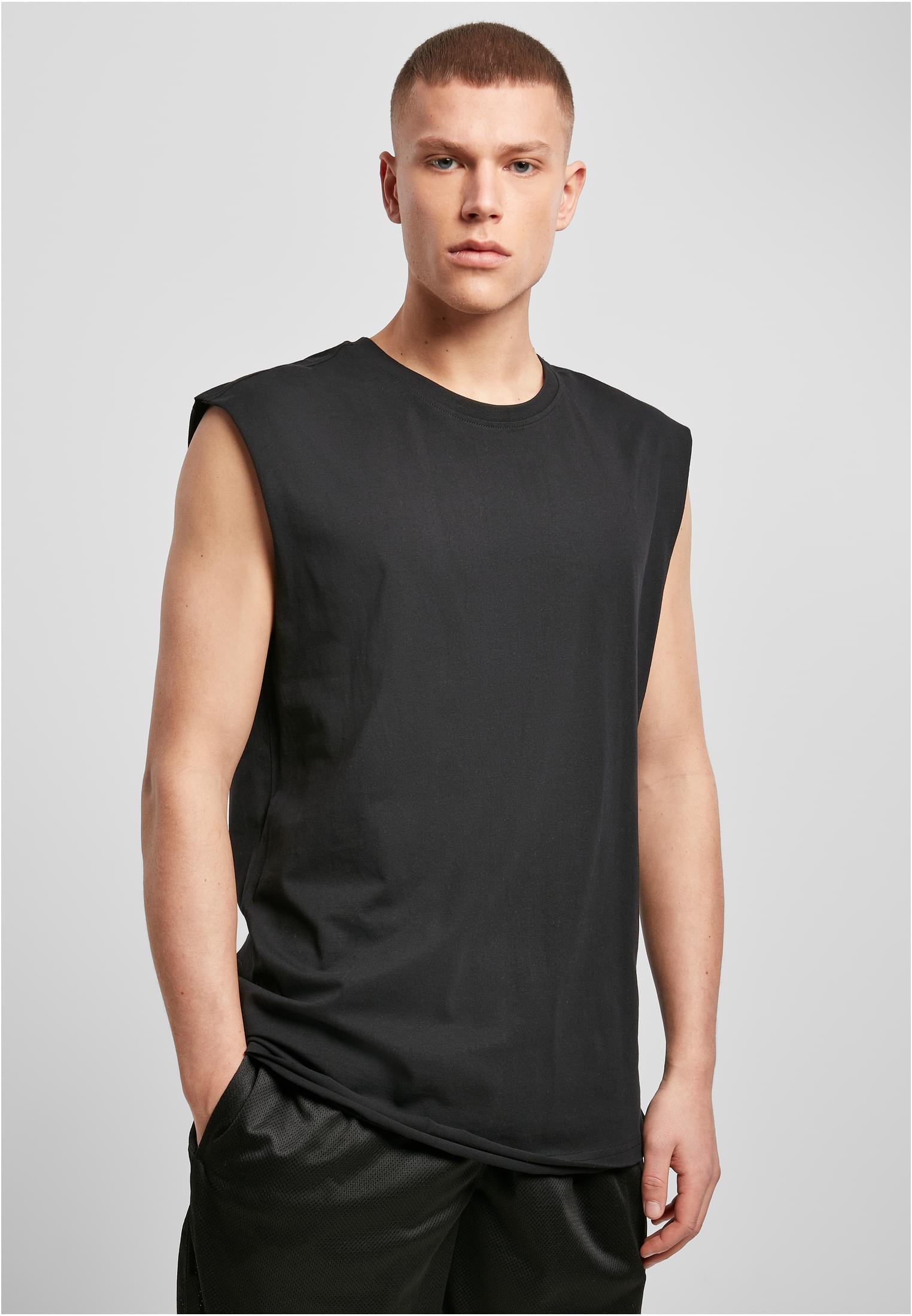 Sleeveless Tee black | black