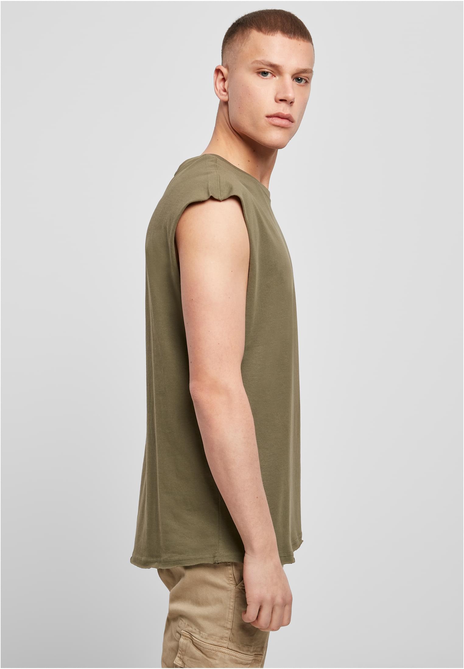 Sleeveless Tee olive | olive