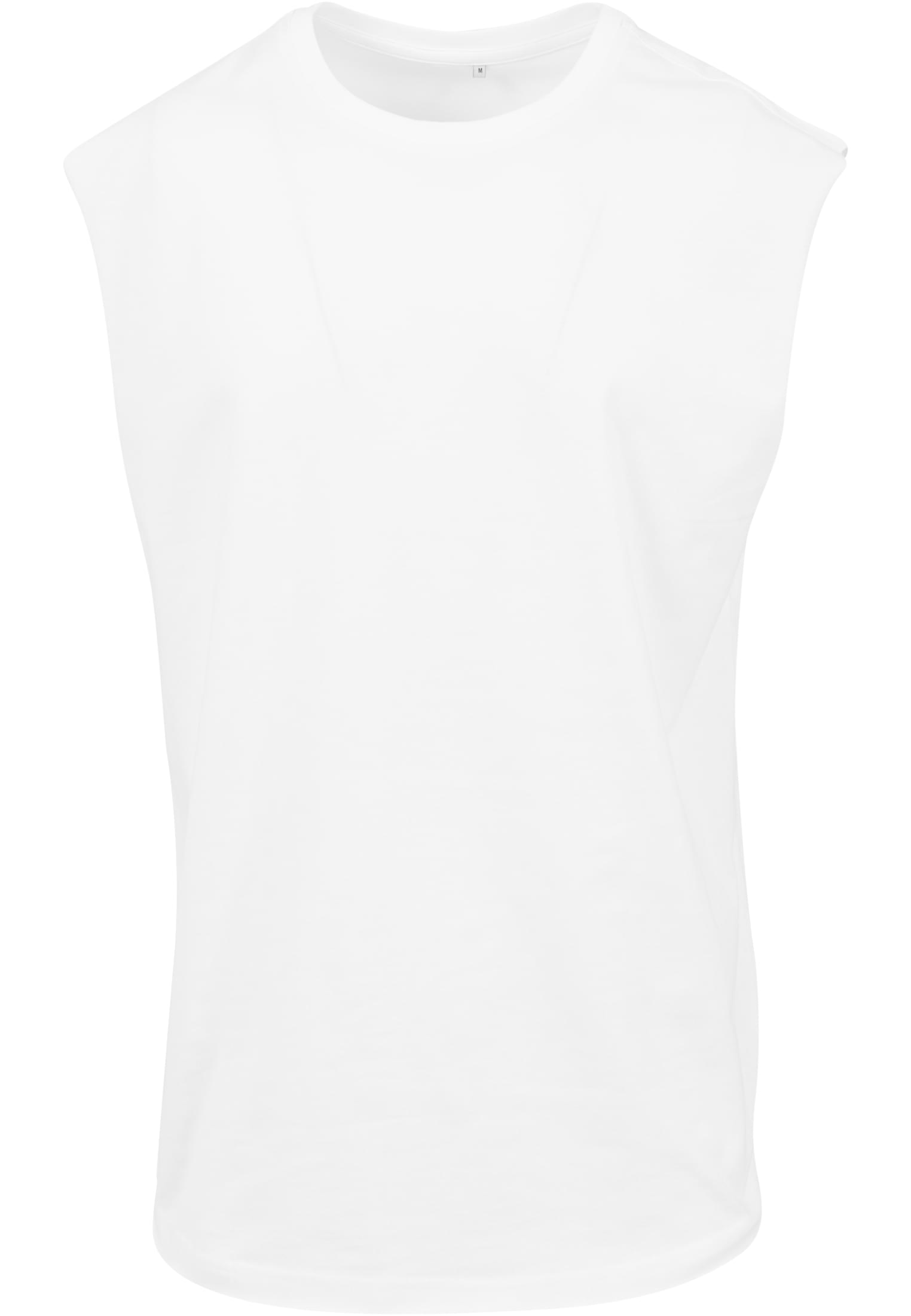 Sleeveless Tee white | white