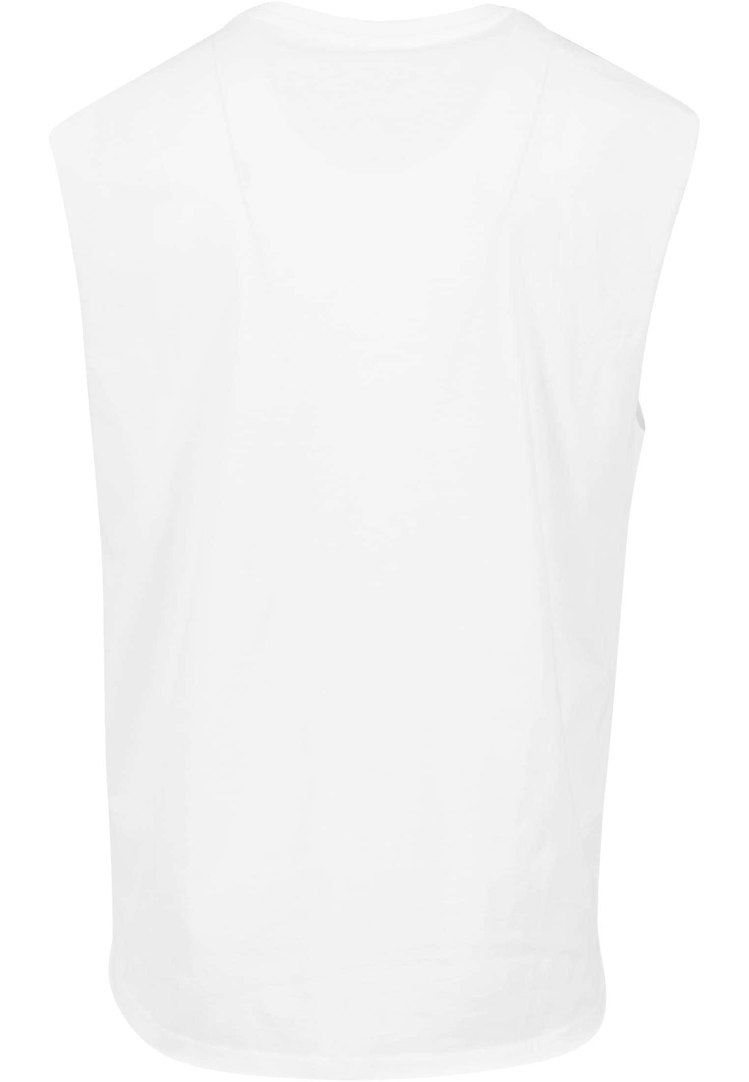 Sleeveless Tee white | white