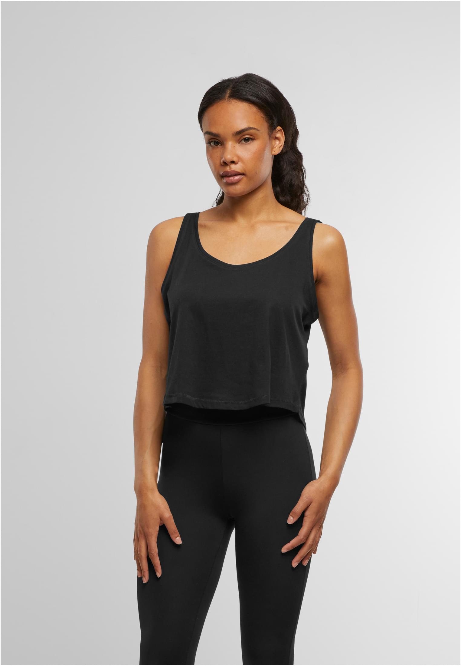 Ladies Oversized Tanktop black | black