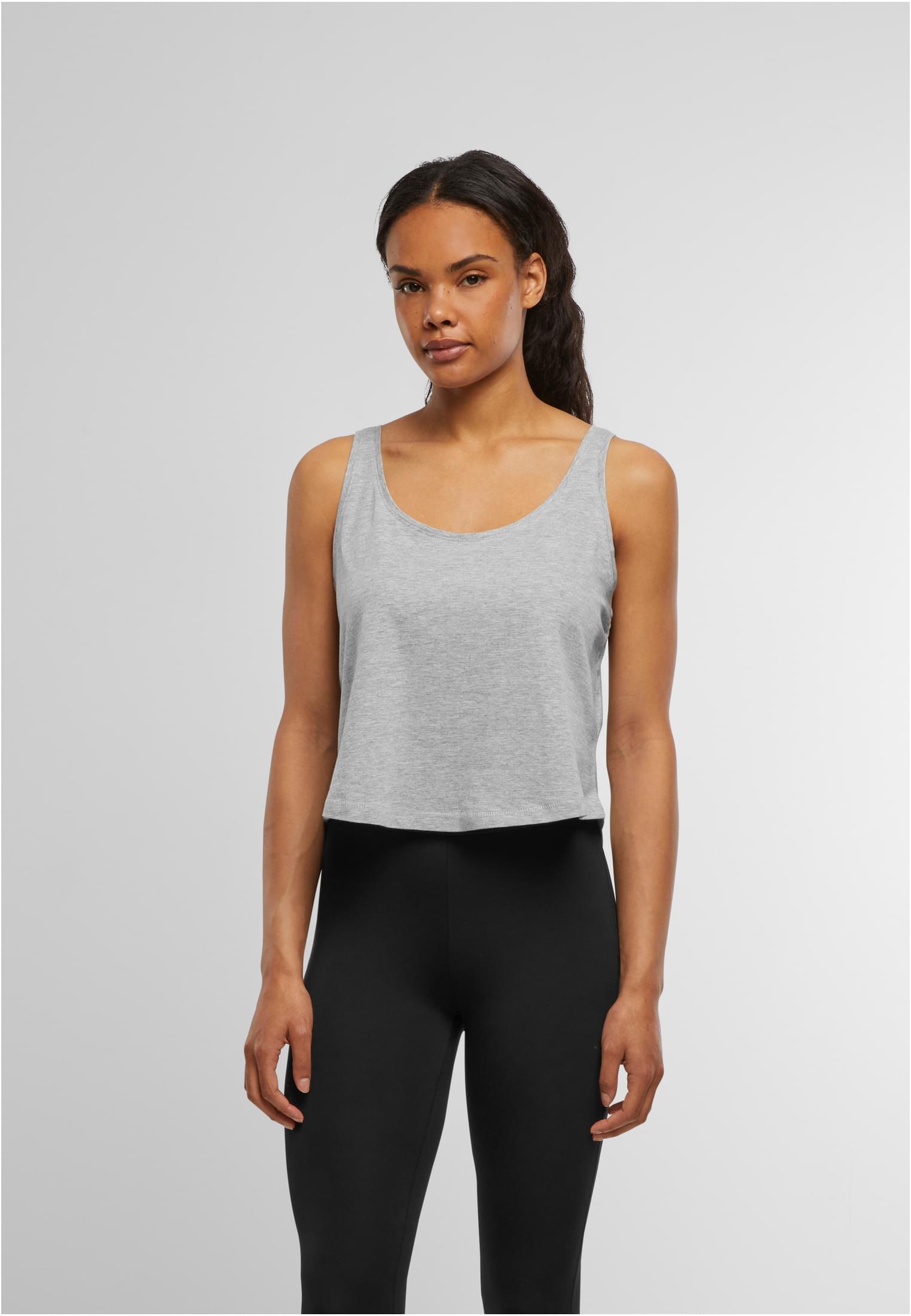 Ladies Oversized Tanktop heather grey | heather grey