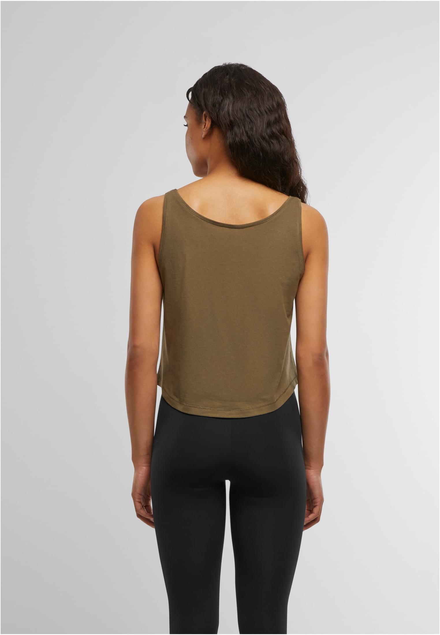 Ladies Oversized Tanktop olive | olive