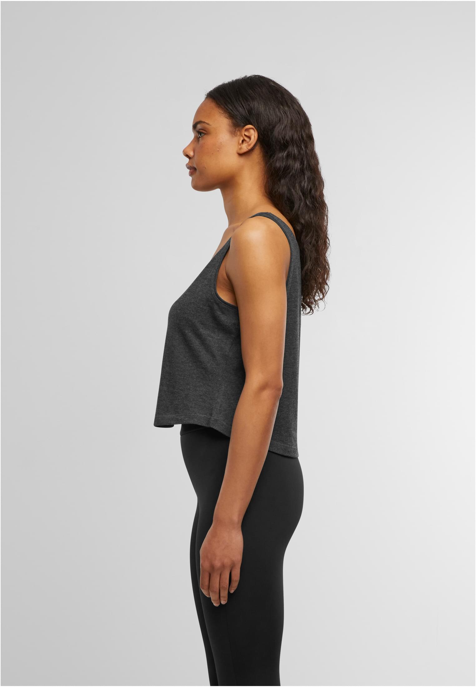Ladies Oversized Tanktop charcoal | charcoal
