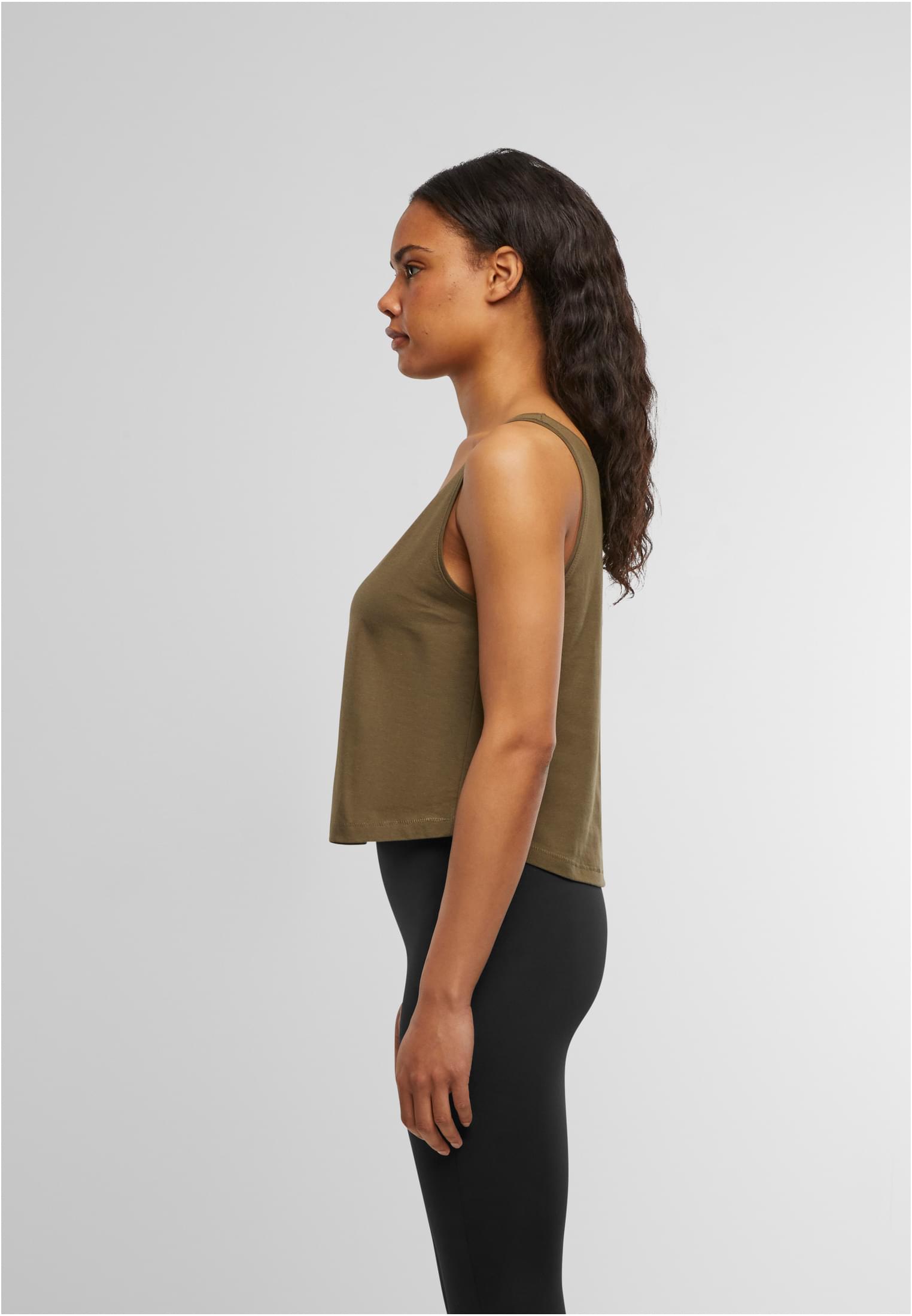 Ladies Oversized Tanktop olive | olive
