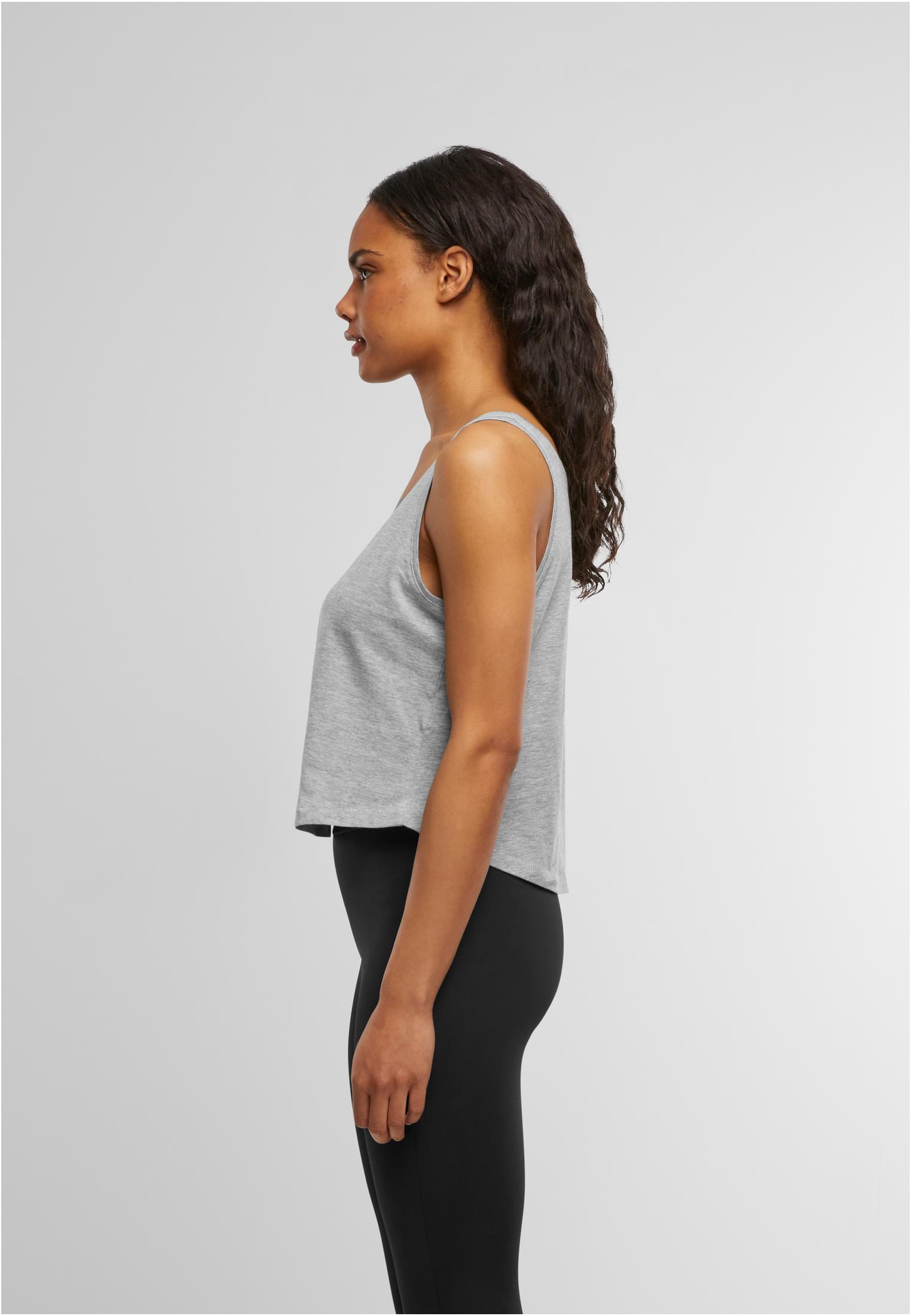 Ladies Oversized Tanktop heather grey | heather grey