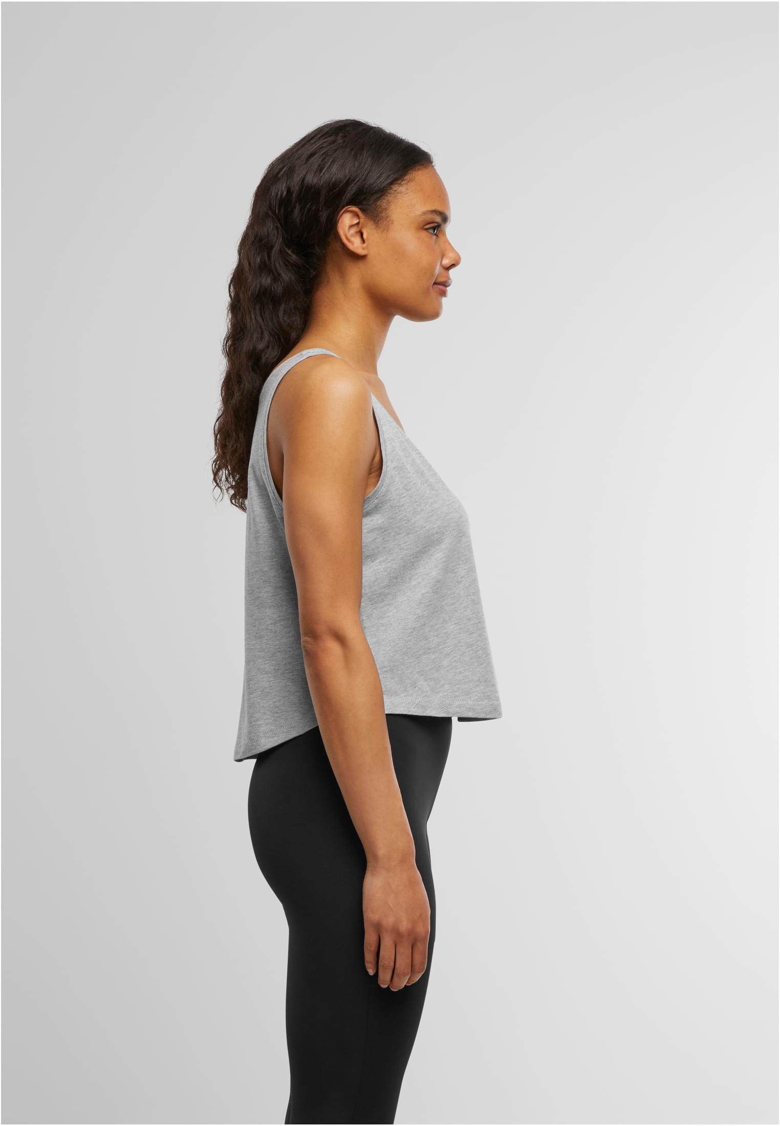 Ladies Oversized Tanktop heather grey | heather grey