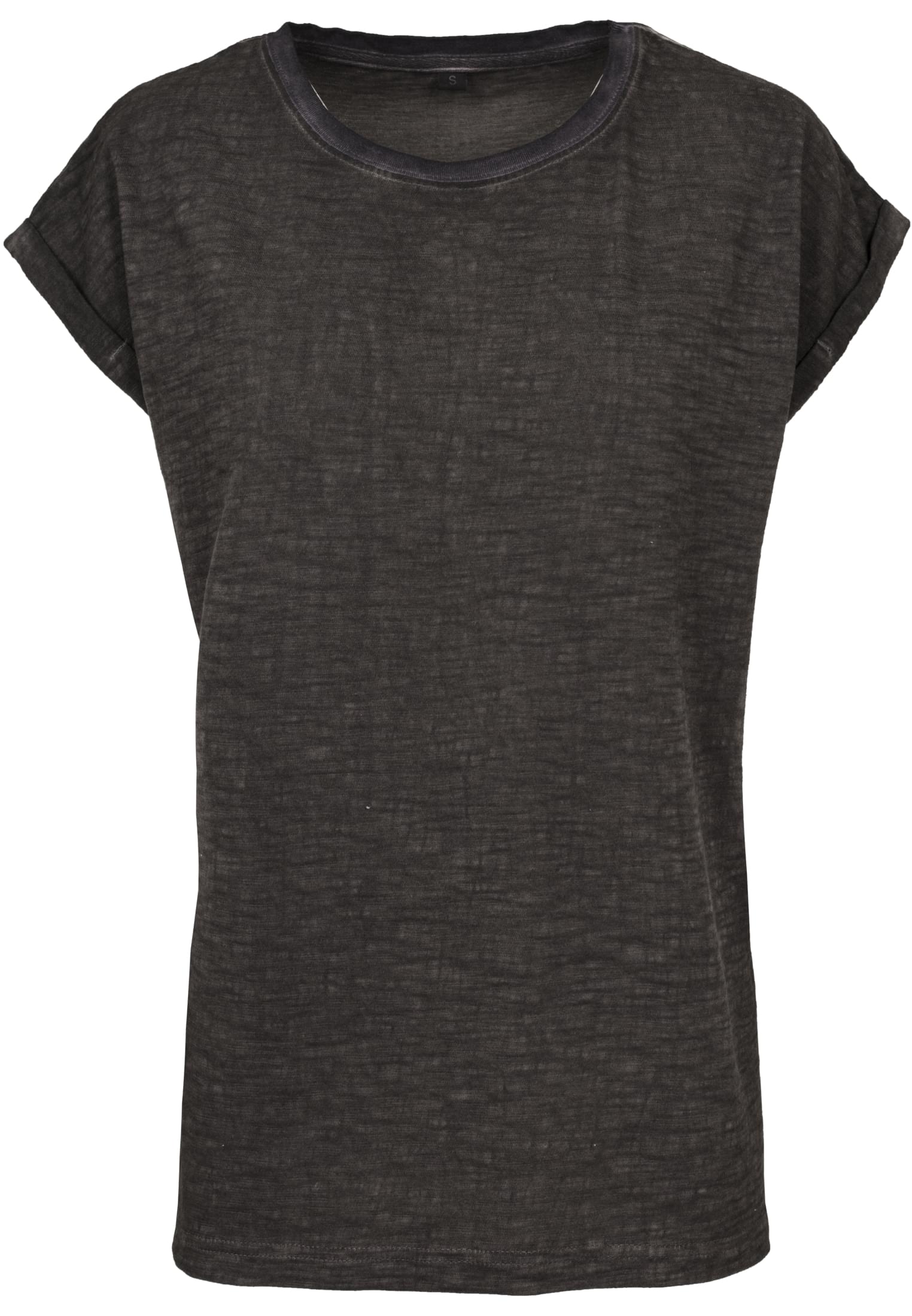 Ladies Spray Dye Extended Shoulder Tee darkgrey | darkgrey