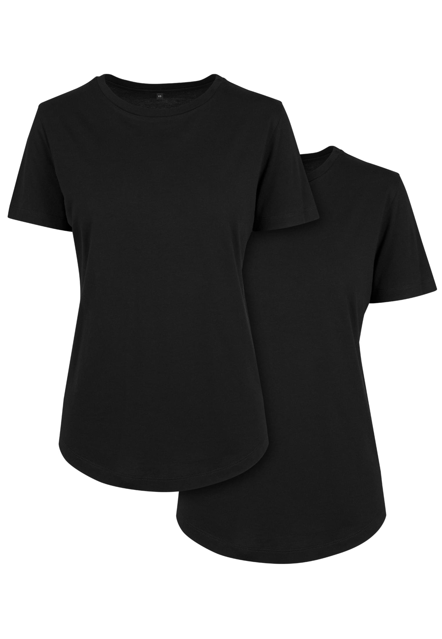 Ladies Fit Tee 2-Pack black/black | black/black