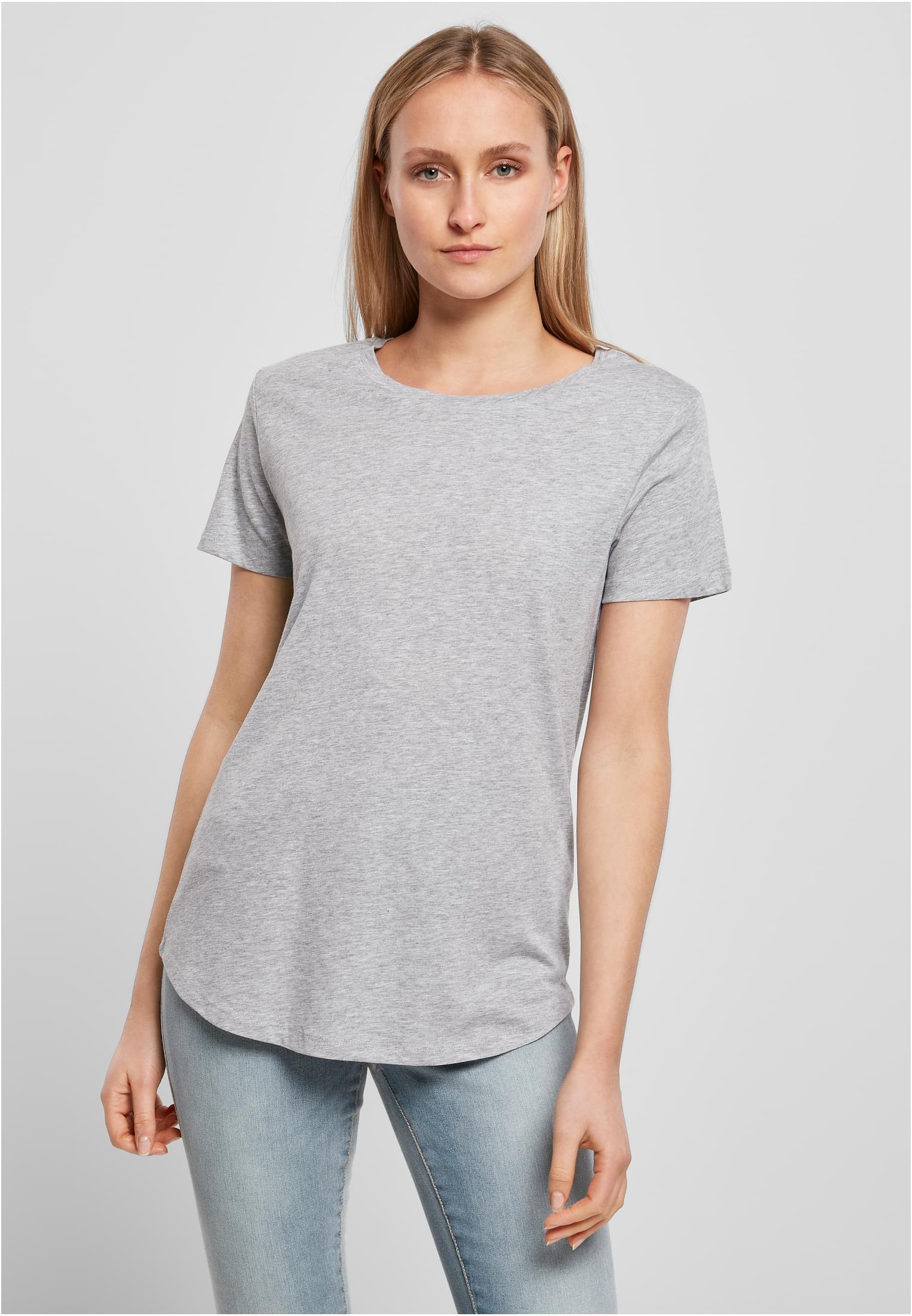 Ladies Fit Tee heather grey | heather grey