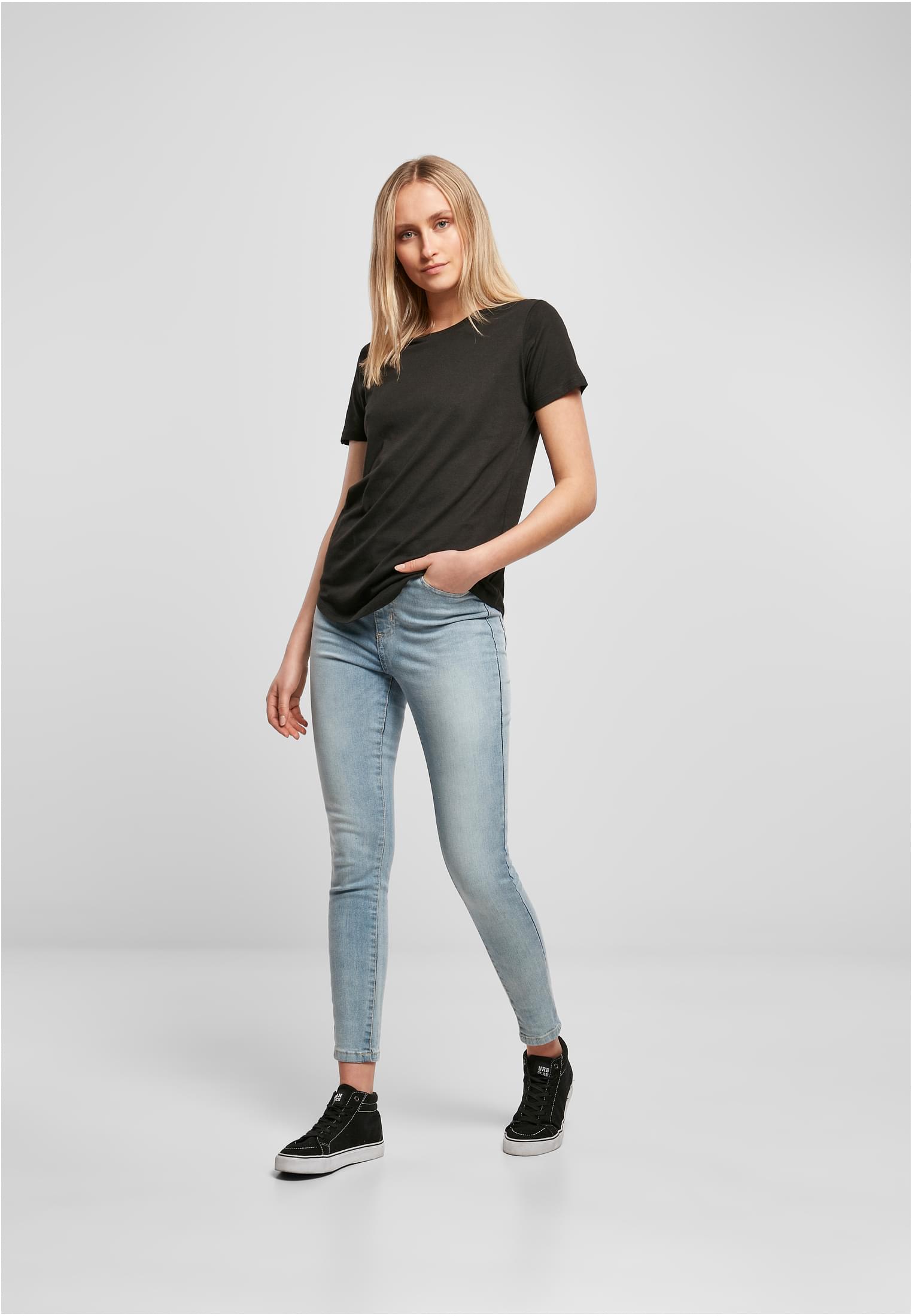 Ladies Fit Tee black | black