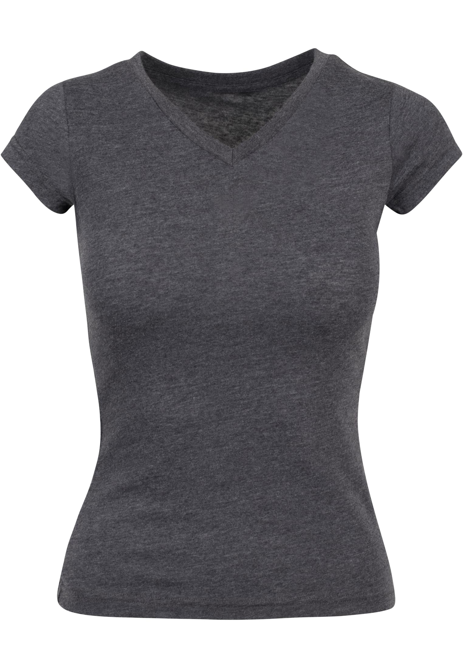 Ladies Basic Tee charcoal | charcoal