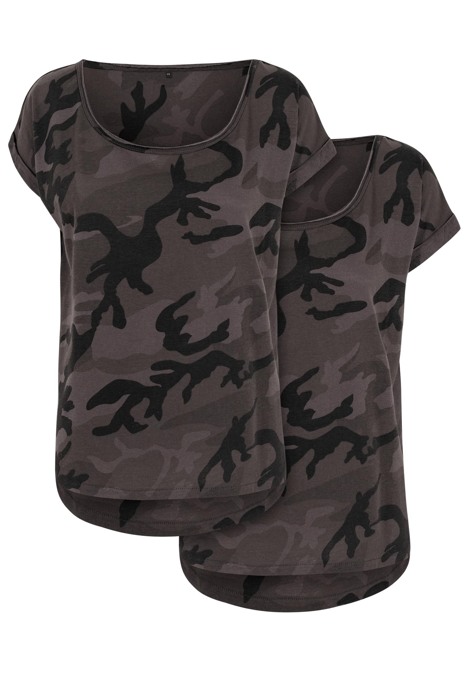 Ladies Camo Tee 2-Pack dark camo | dark camo
