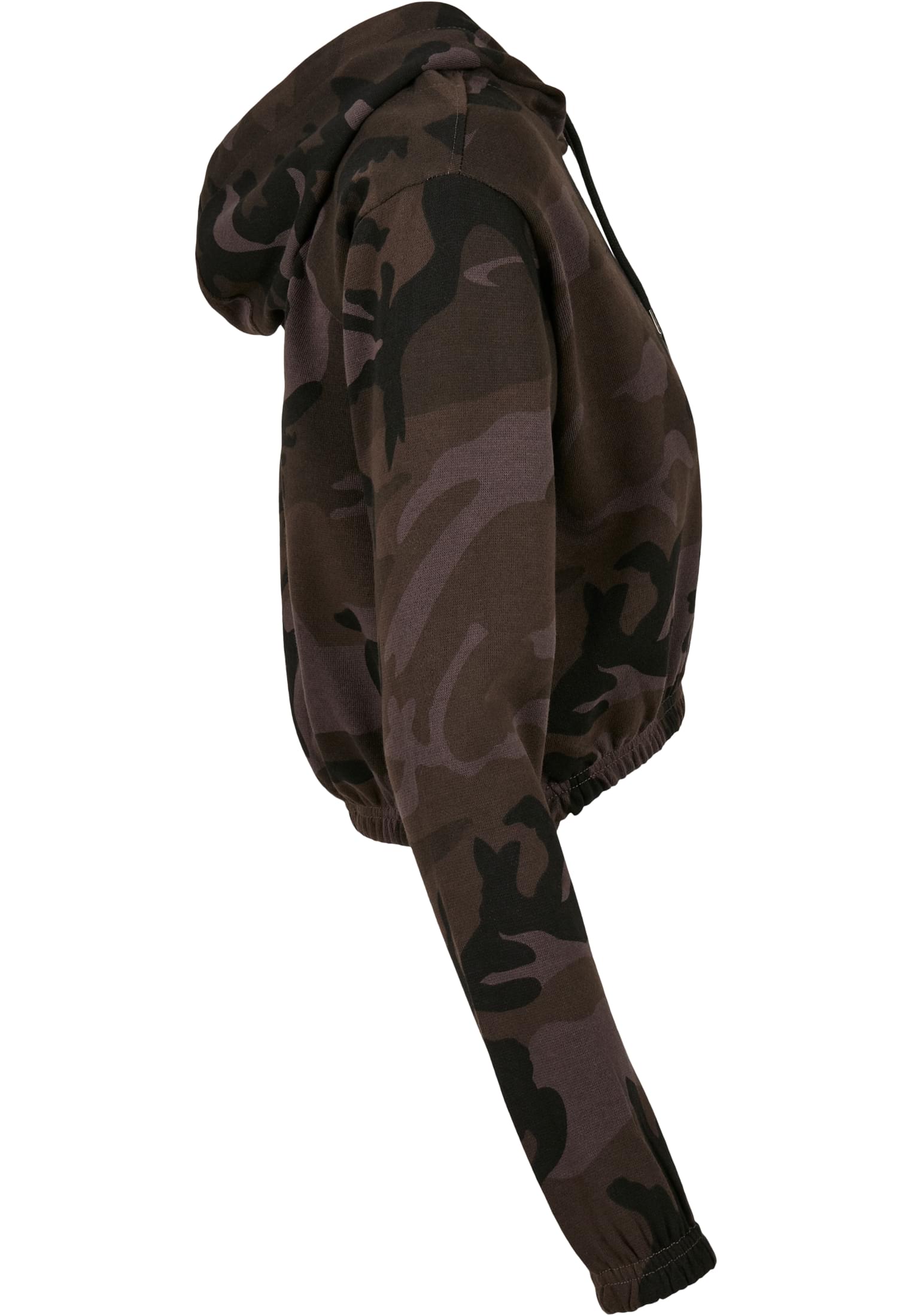 Ladies Camo Cropped Hoody dark camo | dark camo