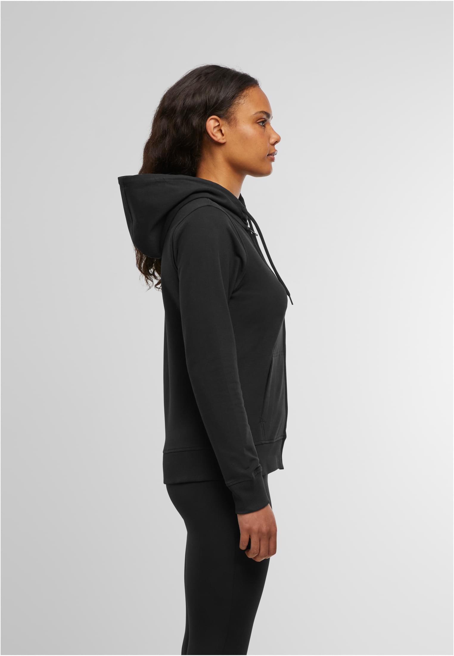 Ladies Terry Zip Hoody black | black