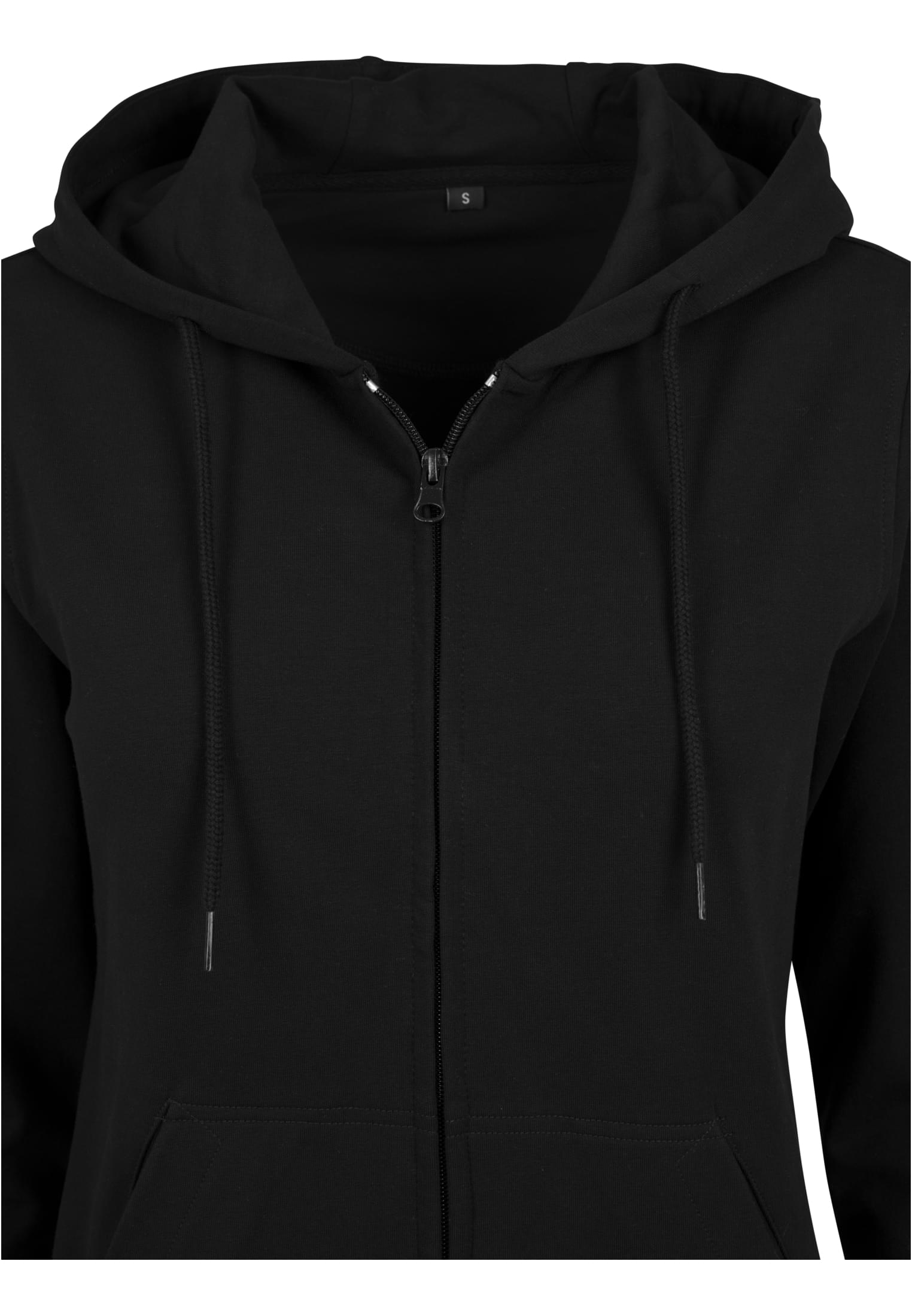 Ladies Terry Zip Hoody black | black