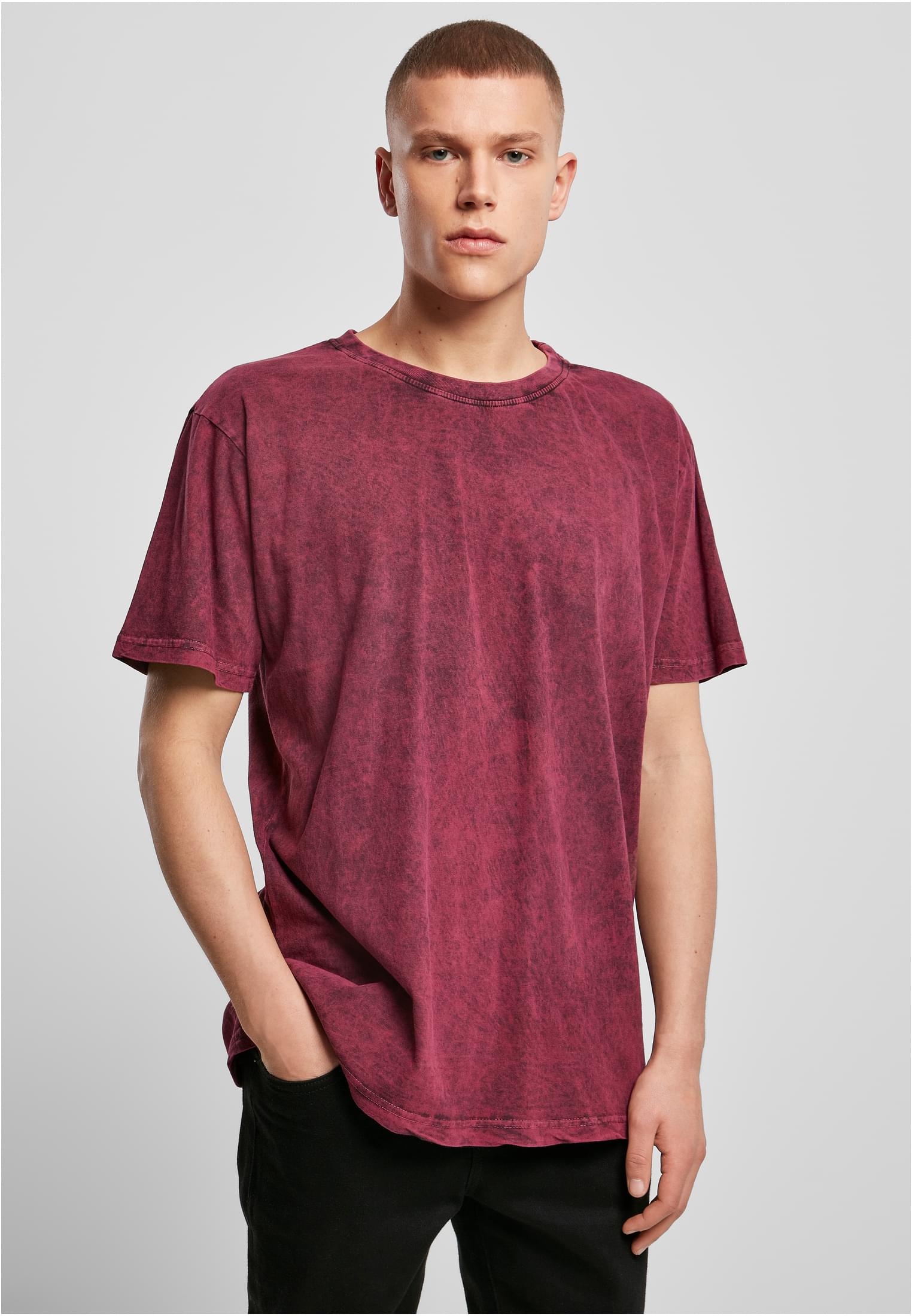 Acid Washed Tee berry black | berry black