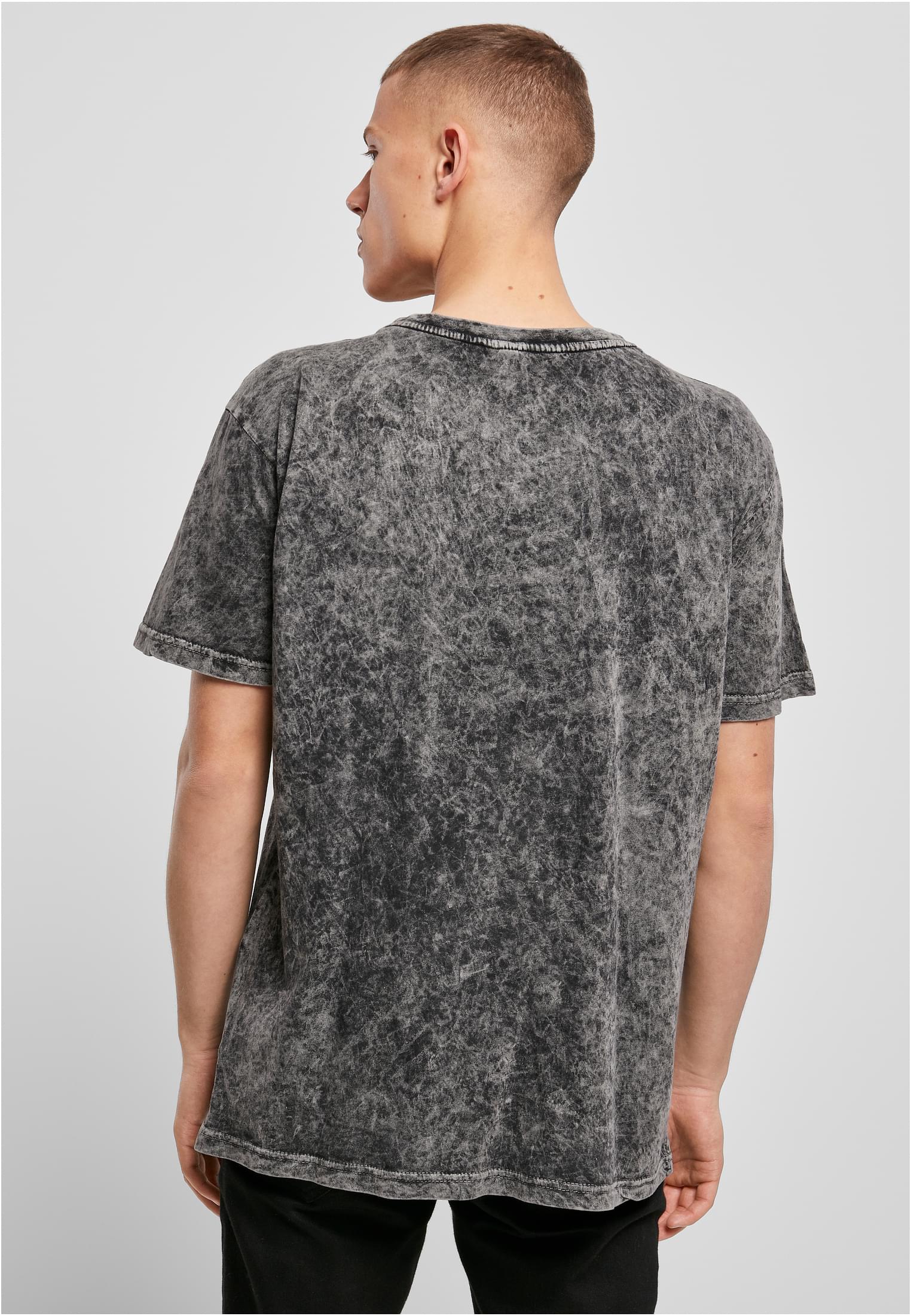Acid Washed Tee darkgrey white | darkgrey white
