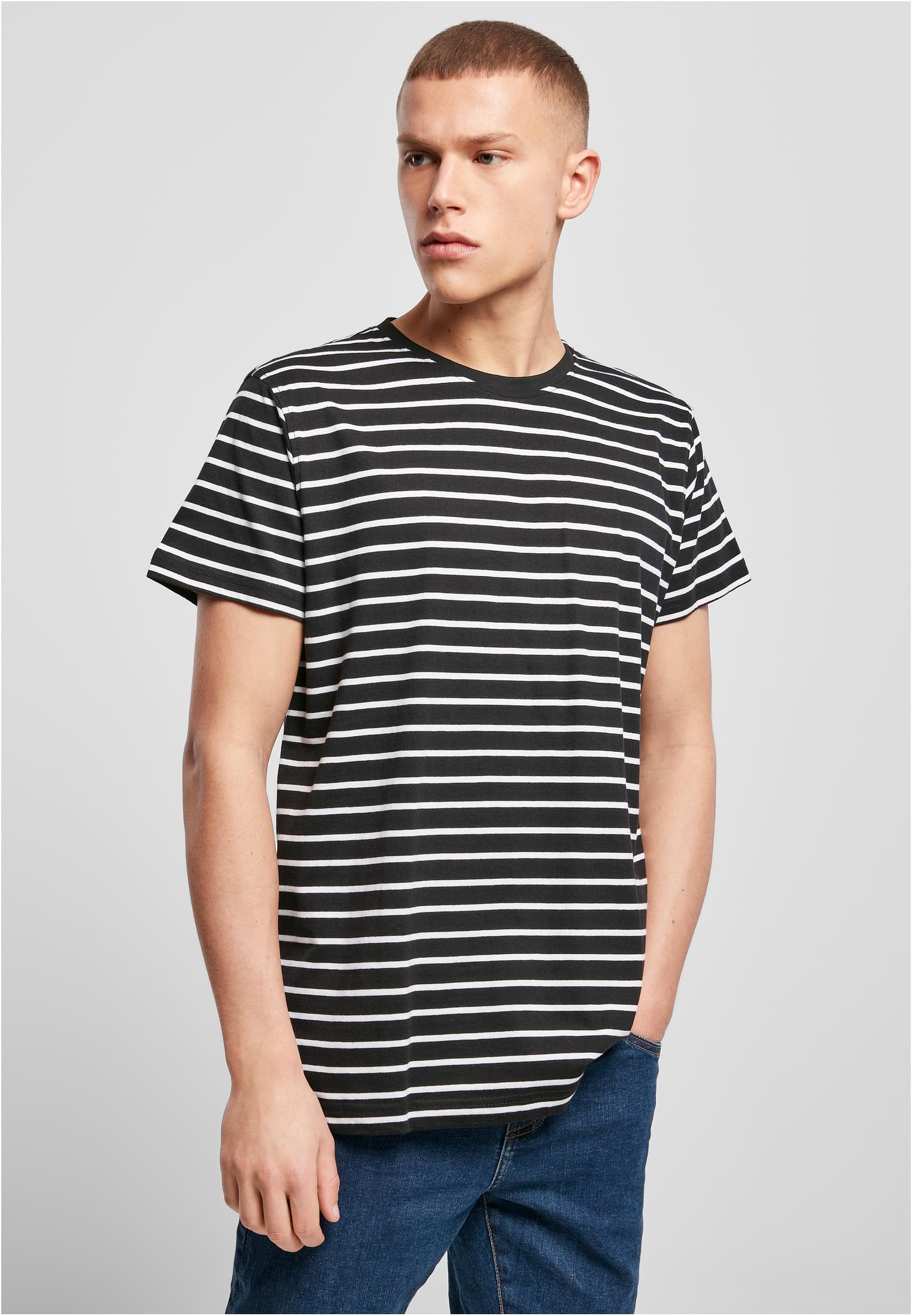 Stripe Tee black/white | black/white