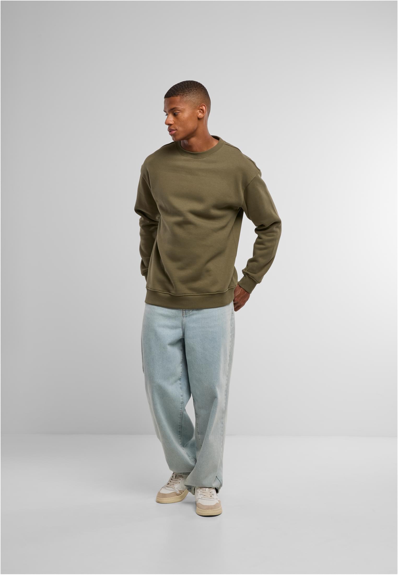 Sweat Crewneck olive | olive