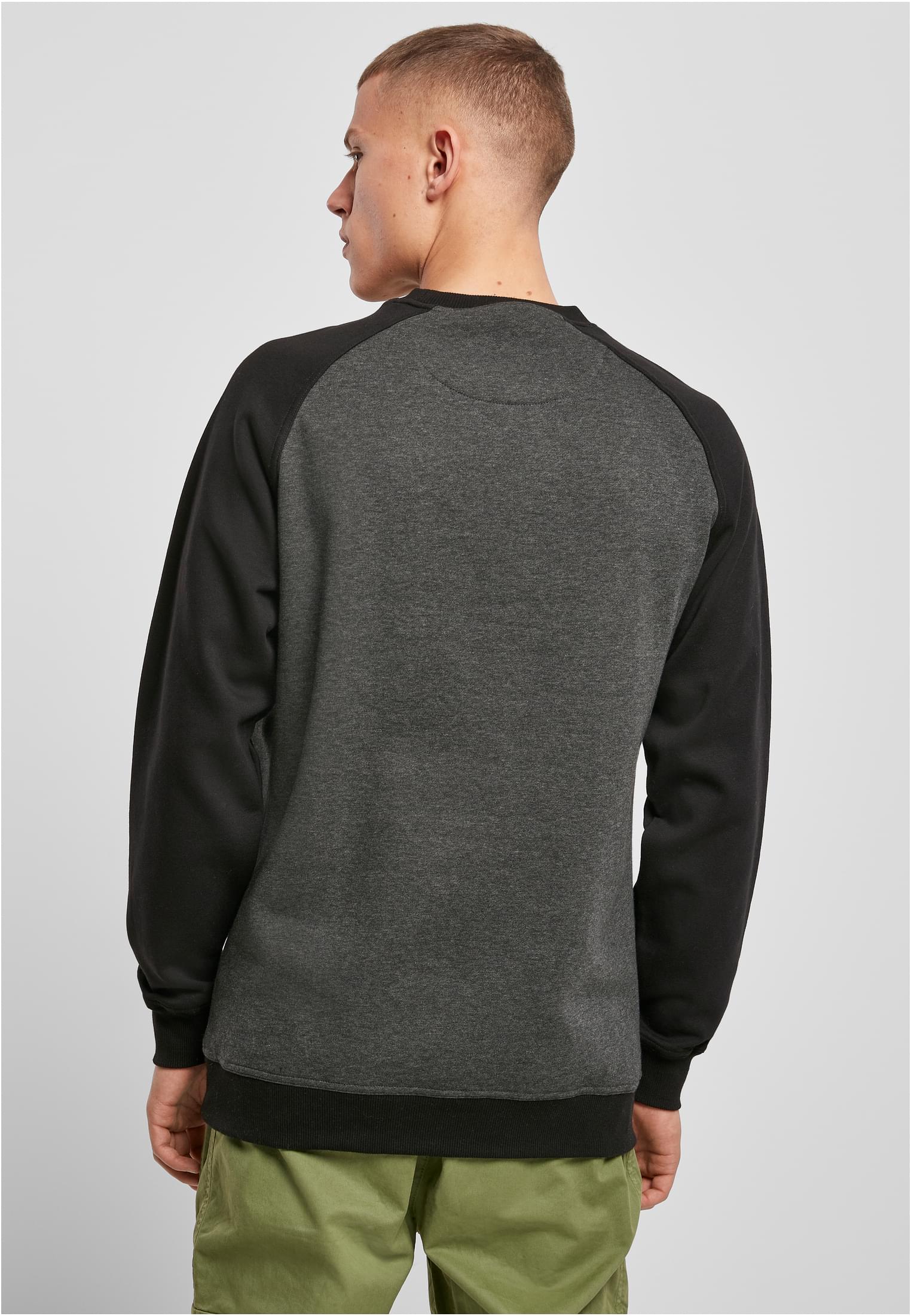 Raglan Crewneck cha/blk | cha/blk