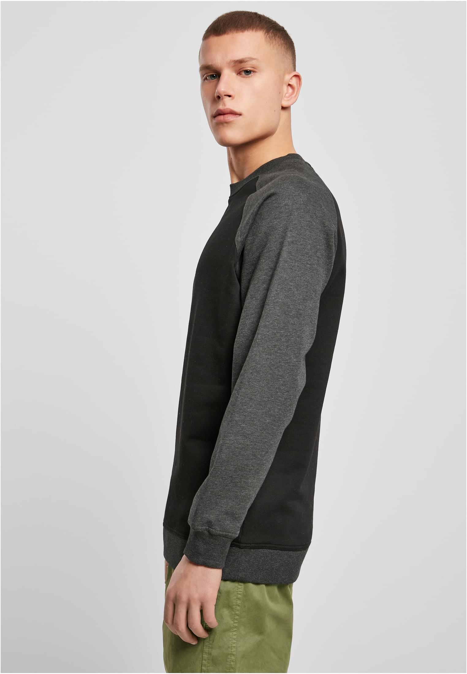 Raglan Crewneck blk/cha | blk/cha
