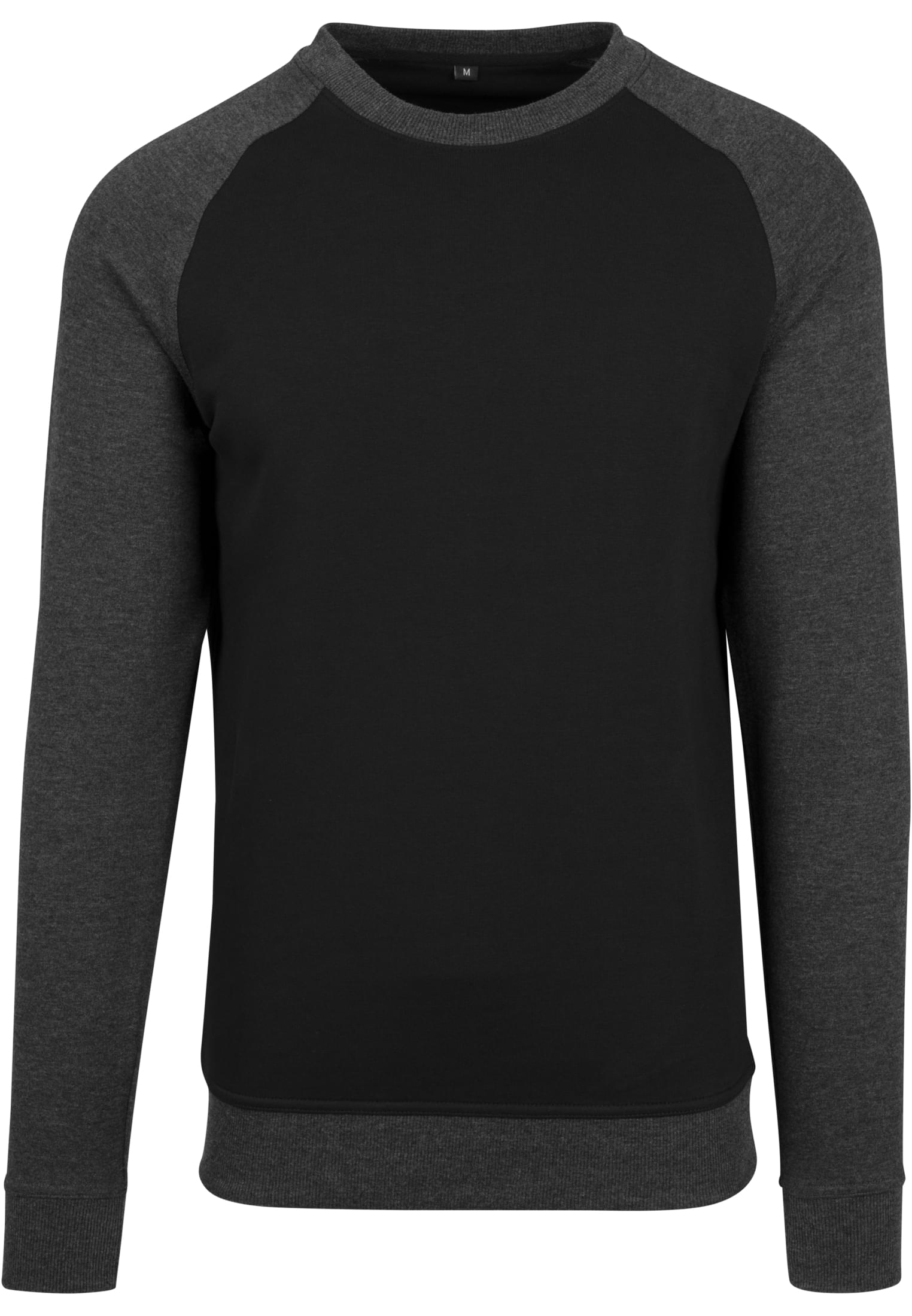 Raglan Crewneck blk/cha | blk/cha
