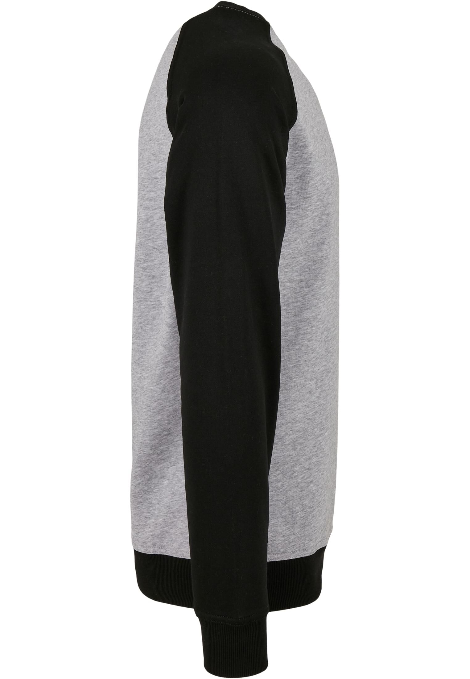 Raglan Crewneck h.grey/blk | h.grey/blk