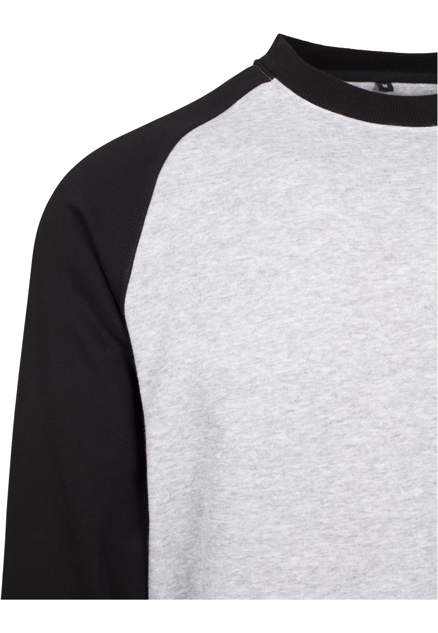 Raglan Crewneck h.grey/blk | h.grey/blk
