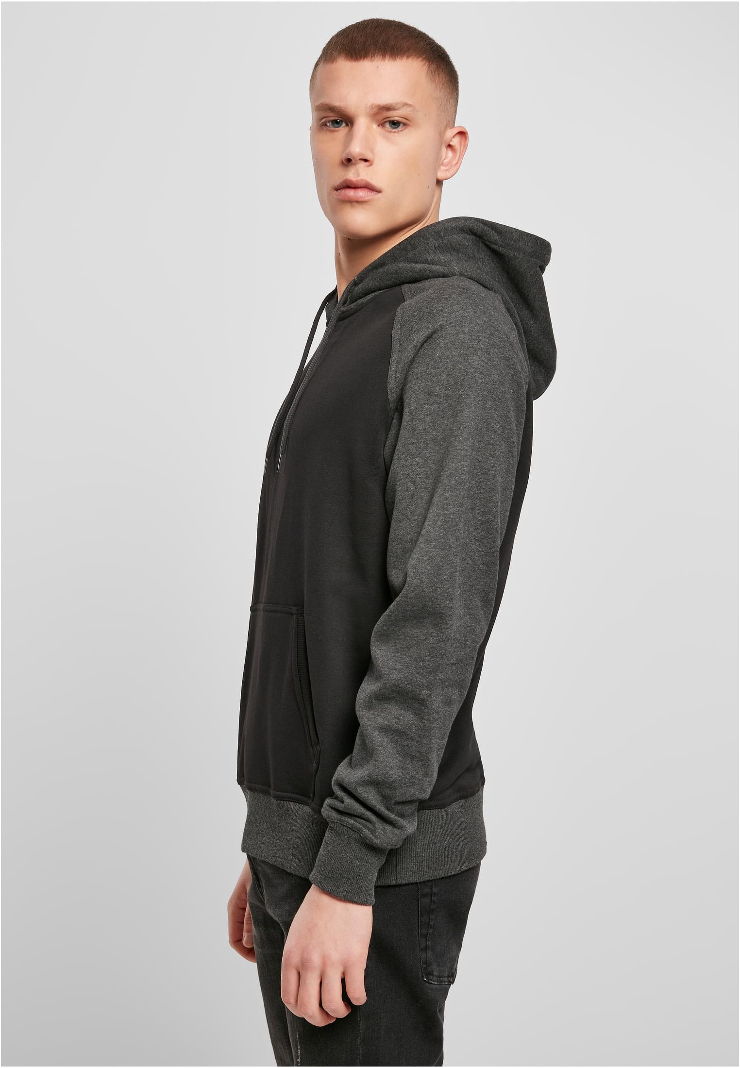 Raglan Hoody blk/cha | blk/cha