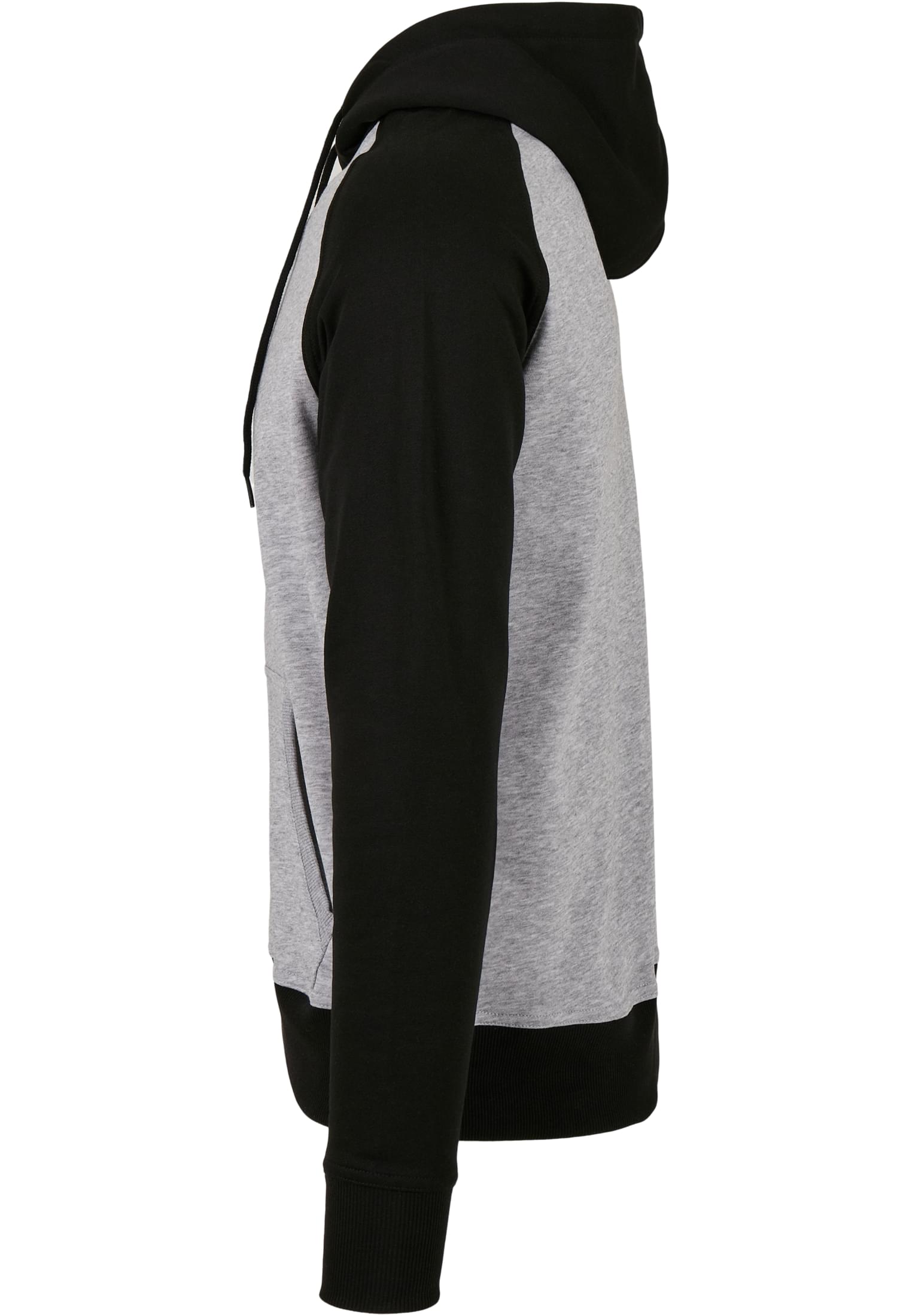 Raglan Hoody h.grey/blk | h.grey/blk