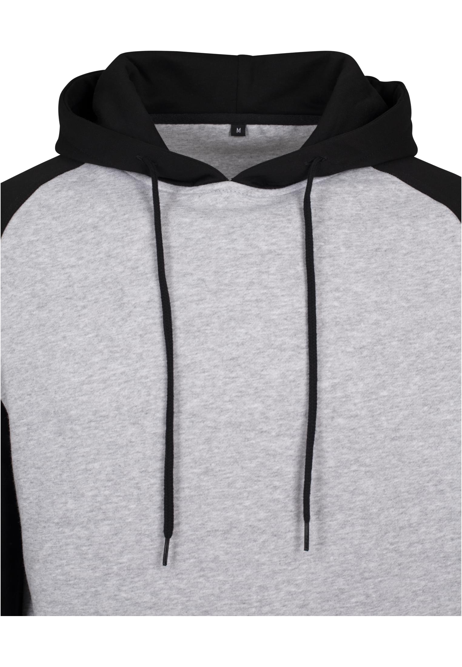 Raglan Hoody h.grey/blk | h.grey/blk