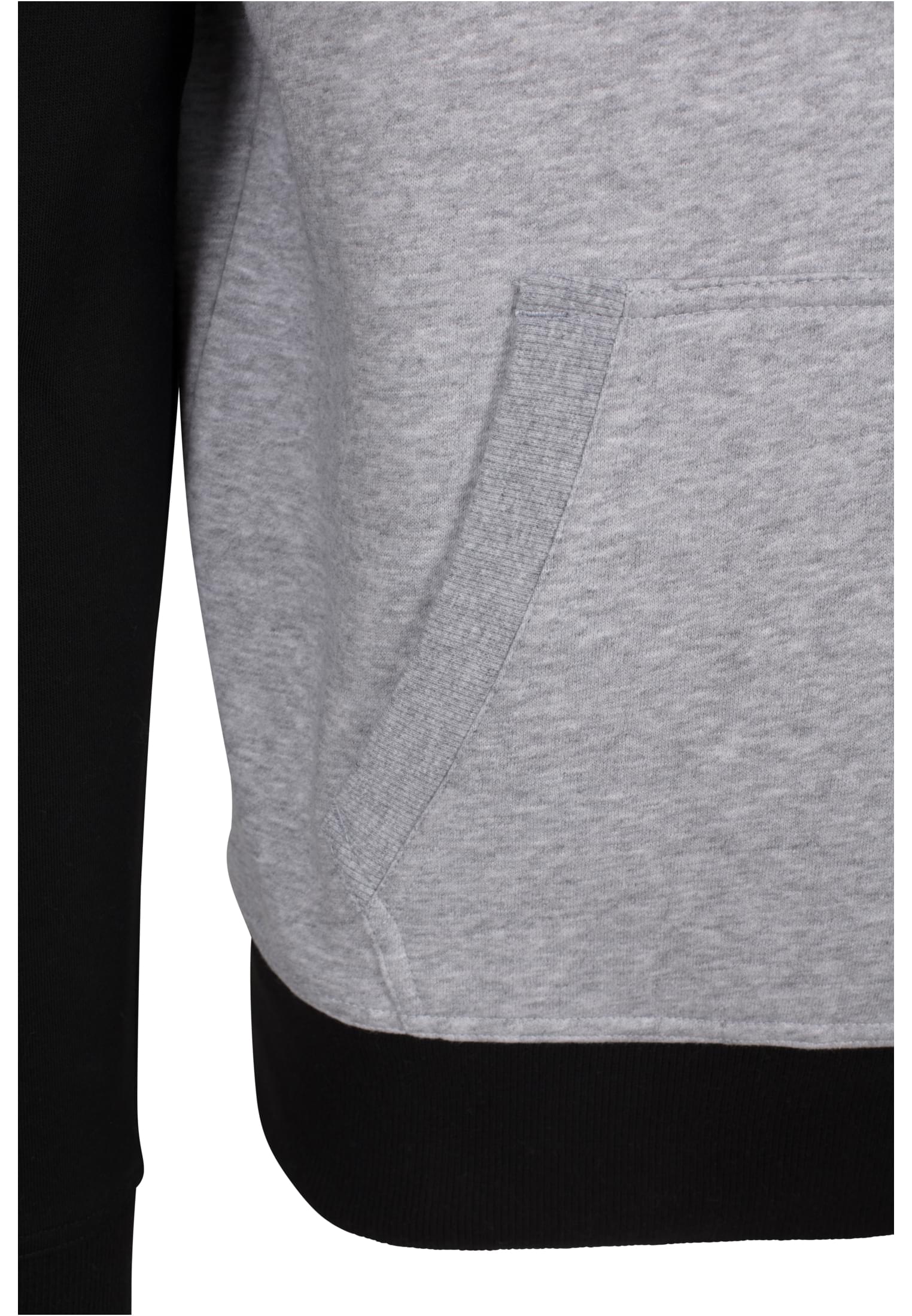 Raglan Hoody h.grey/blk | h.grey/blk