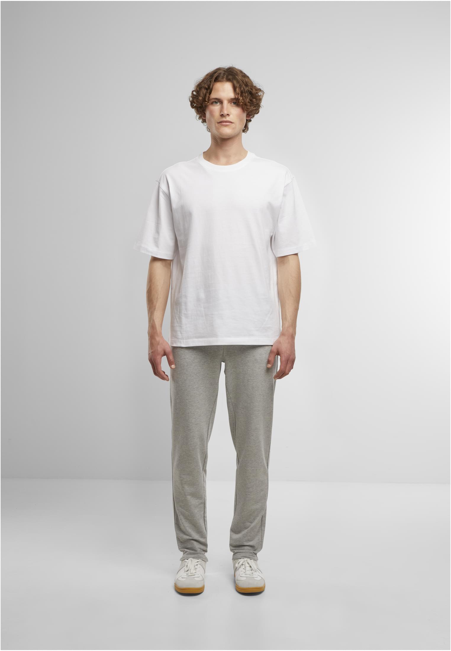 Terry Jogging Long Pants heather grey | heather grey