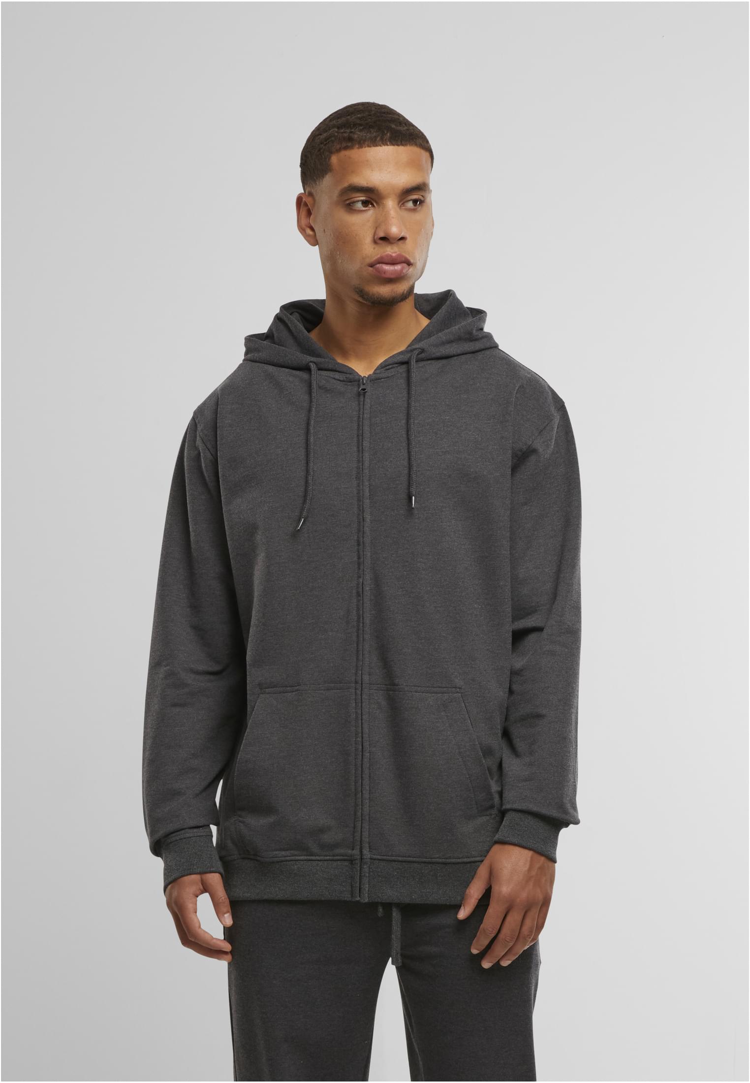 Terry Zip Hoody charcoal | charcoal