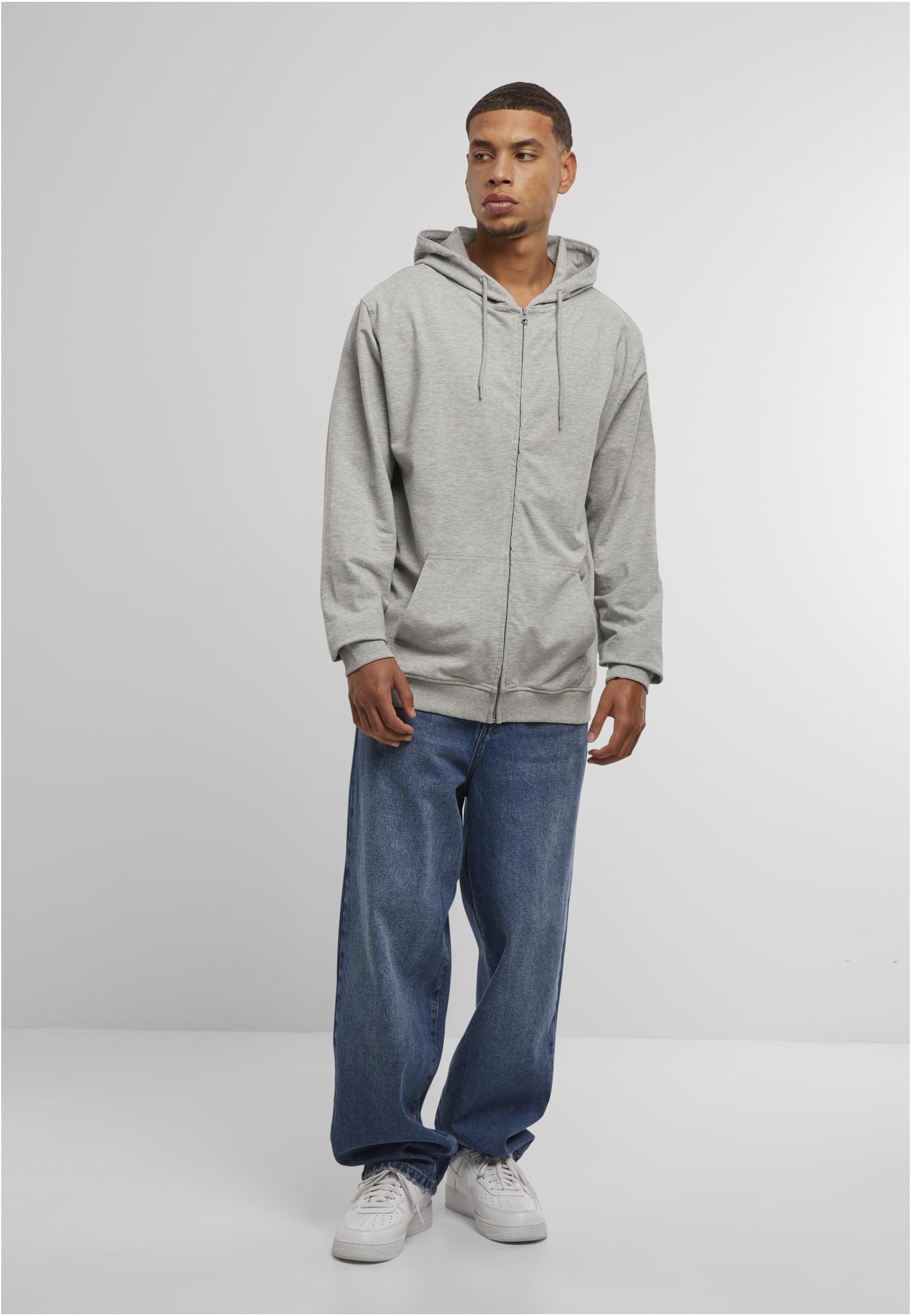 Terry Zip Hoody heather grey | heather grey