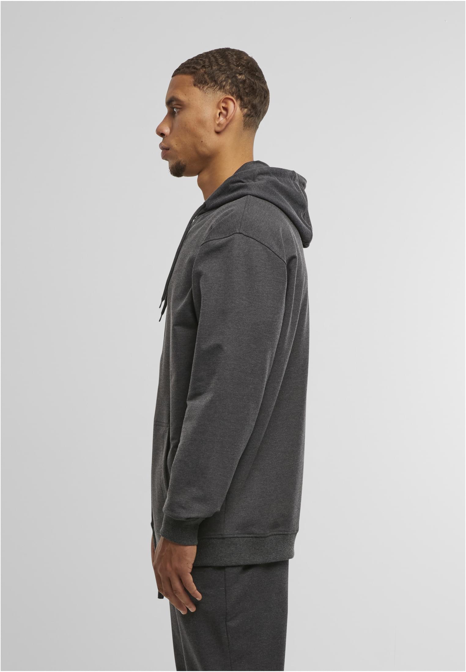 Terry Zip Hoody charcoal | charcoal
