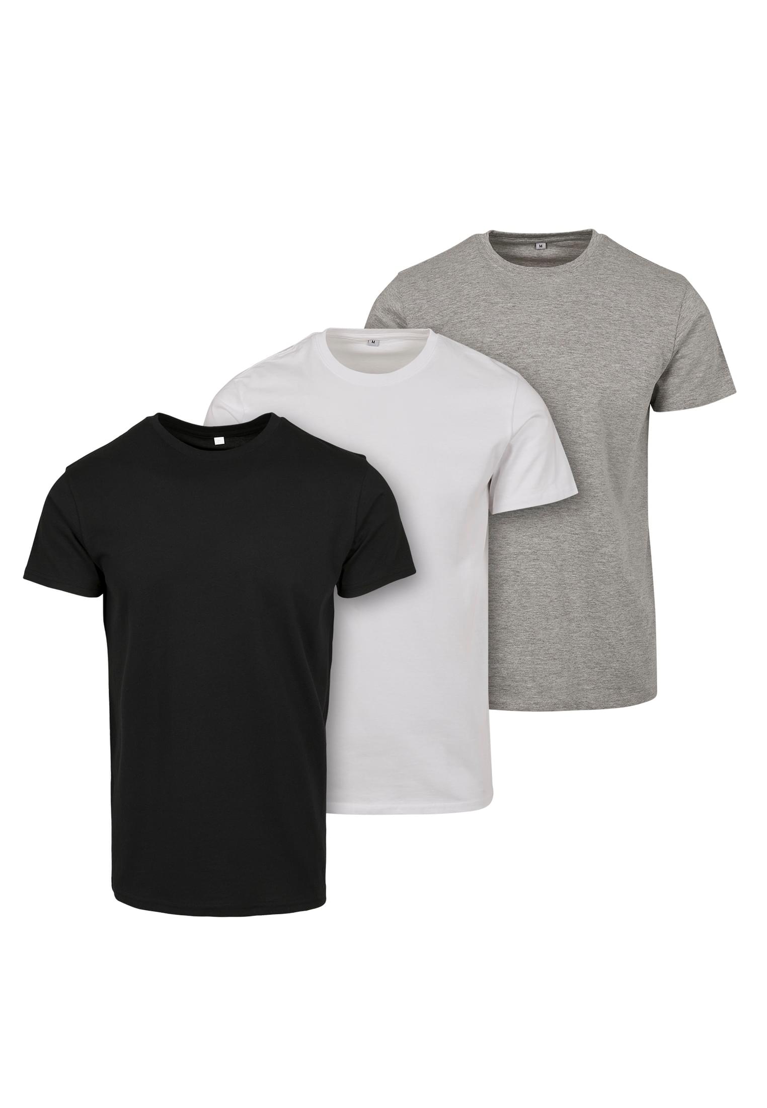 Merch T-Shirt 3-Pack blk/h.grey/wht | blk/h.grey/wht