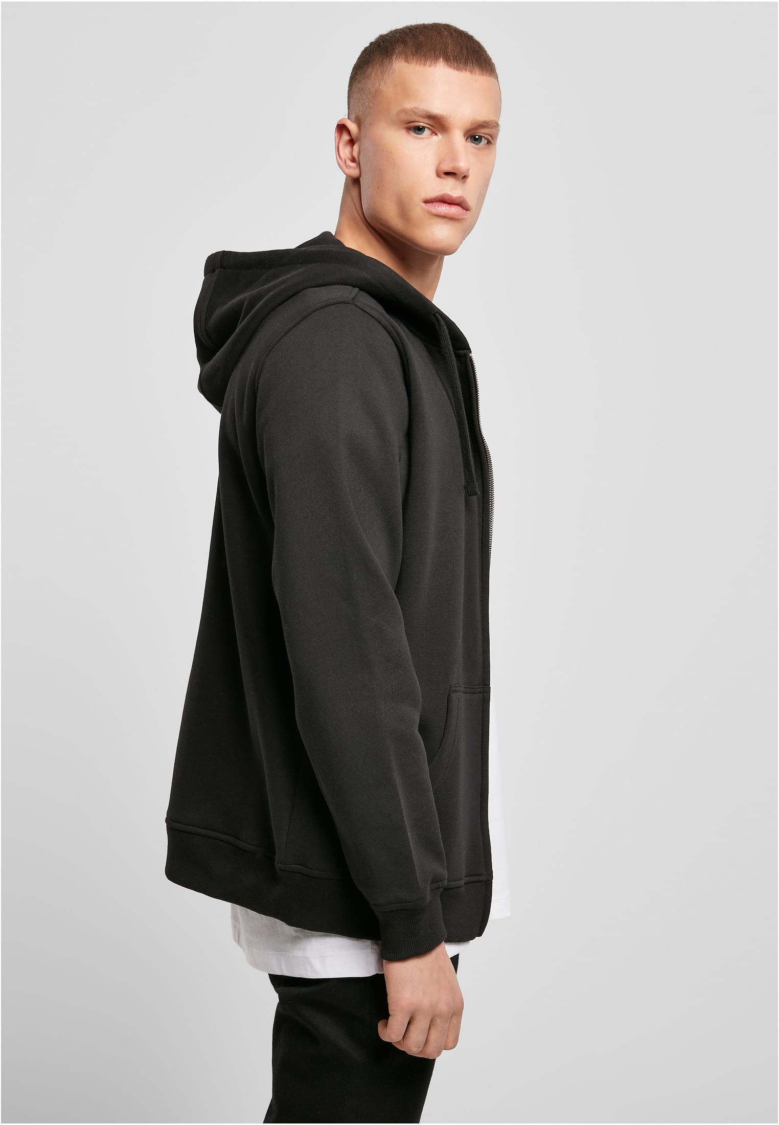Merch Zip Hoody black | black