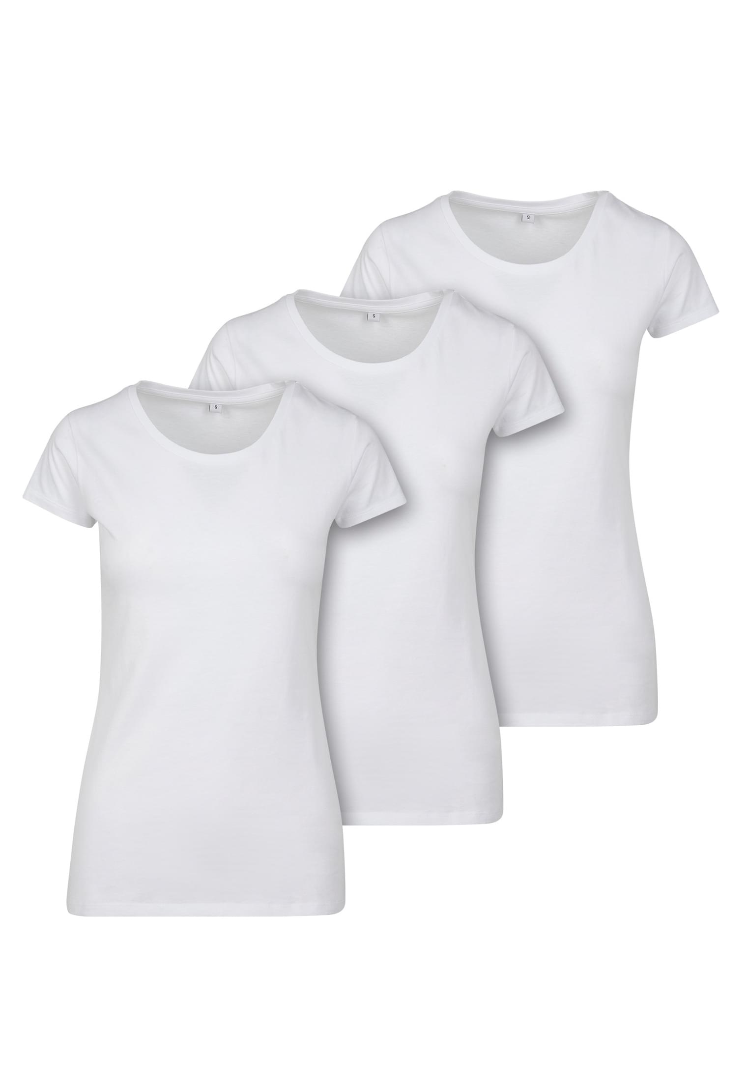 Ladies Merch T-Shirt 3-Pack wht/wht/wht | wht/wht/wht
