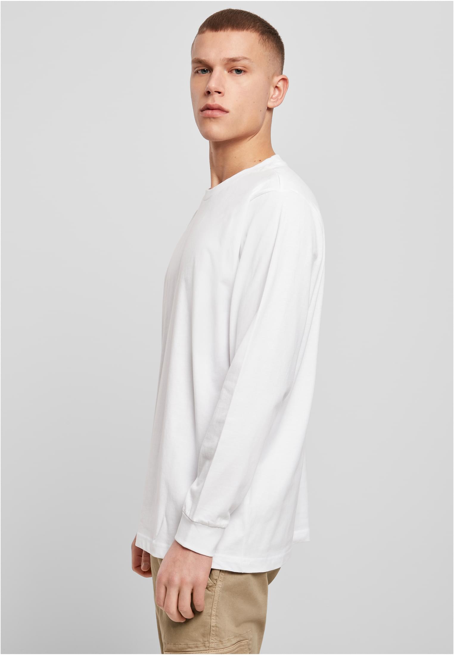 Longsleeve With Cuffrib white | white