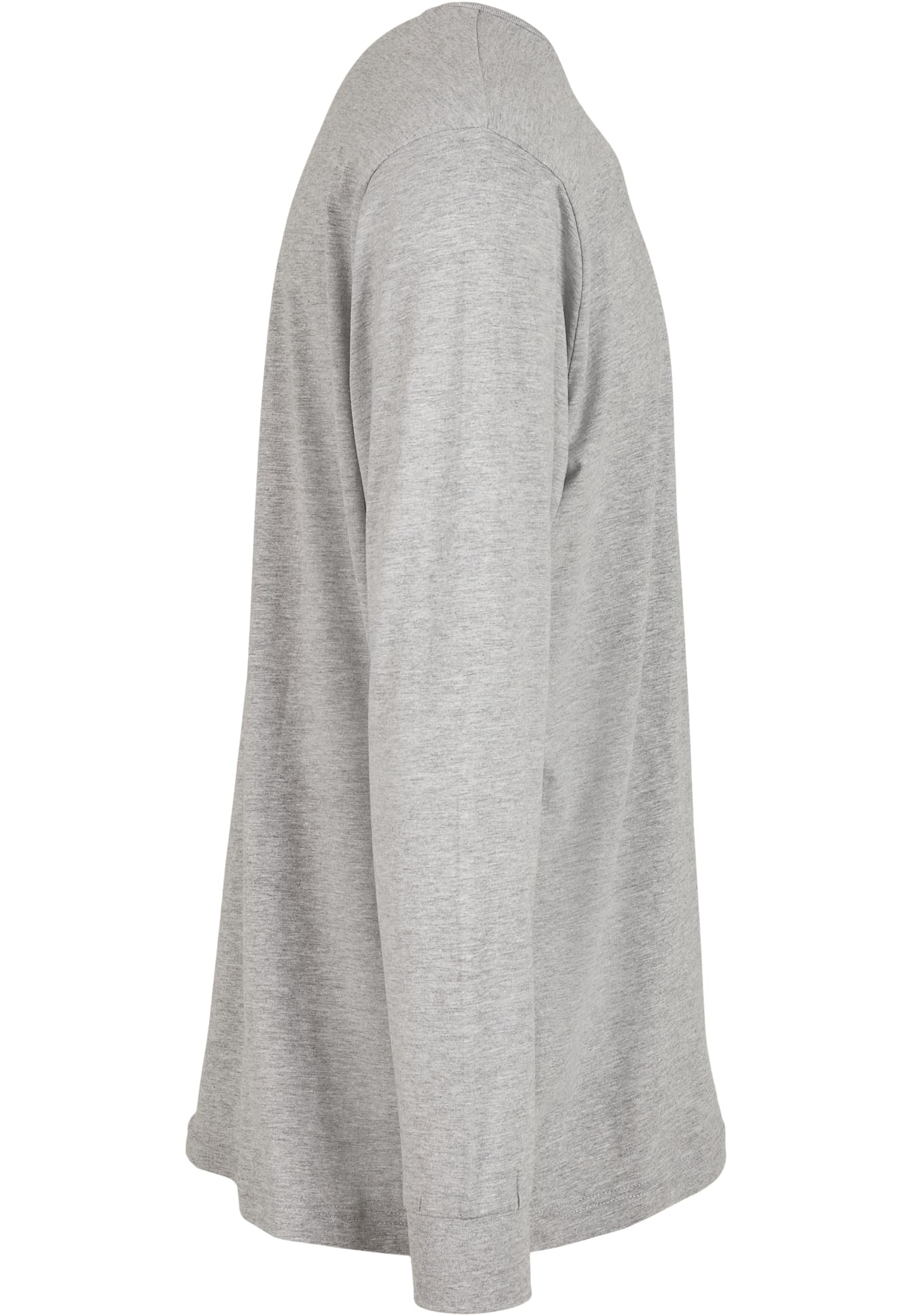 Longsleeve With Cuffrib heather grey | heather grey