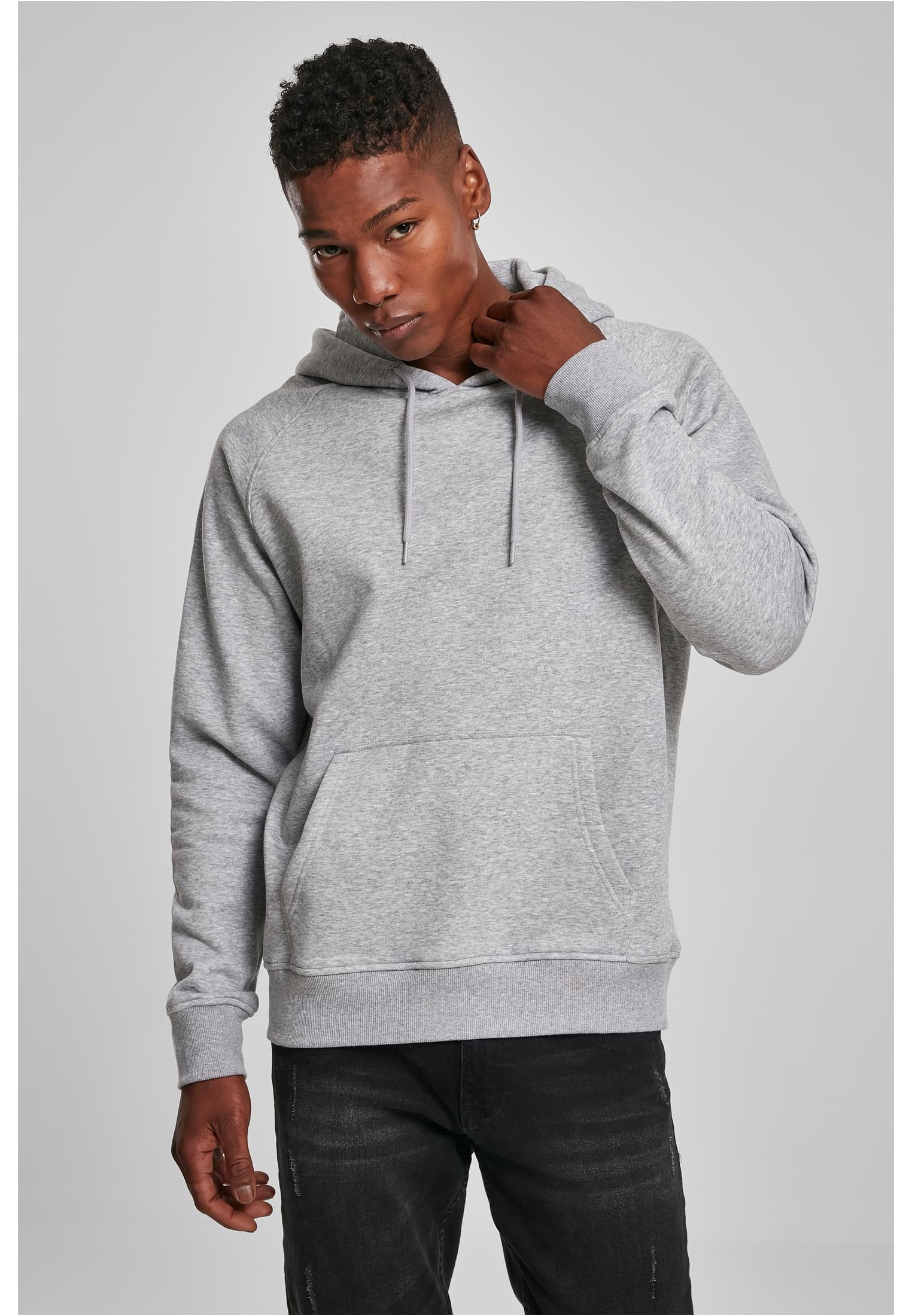 Raglan Sweat Hoody heather grey | heather grey