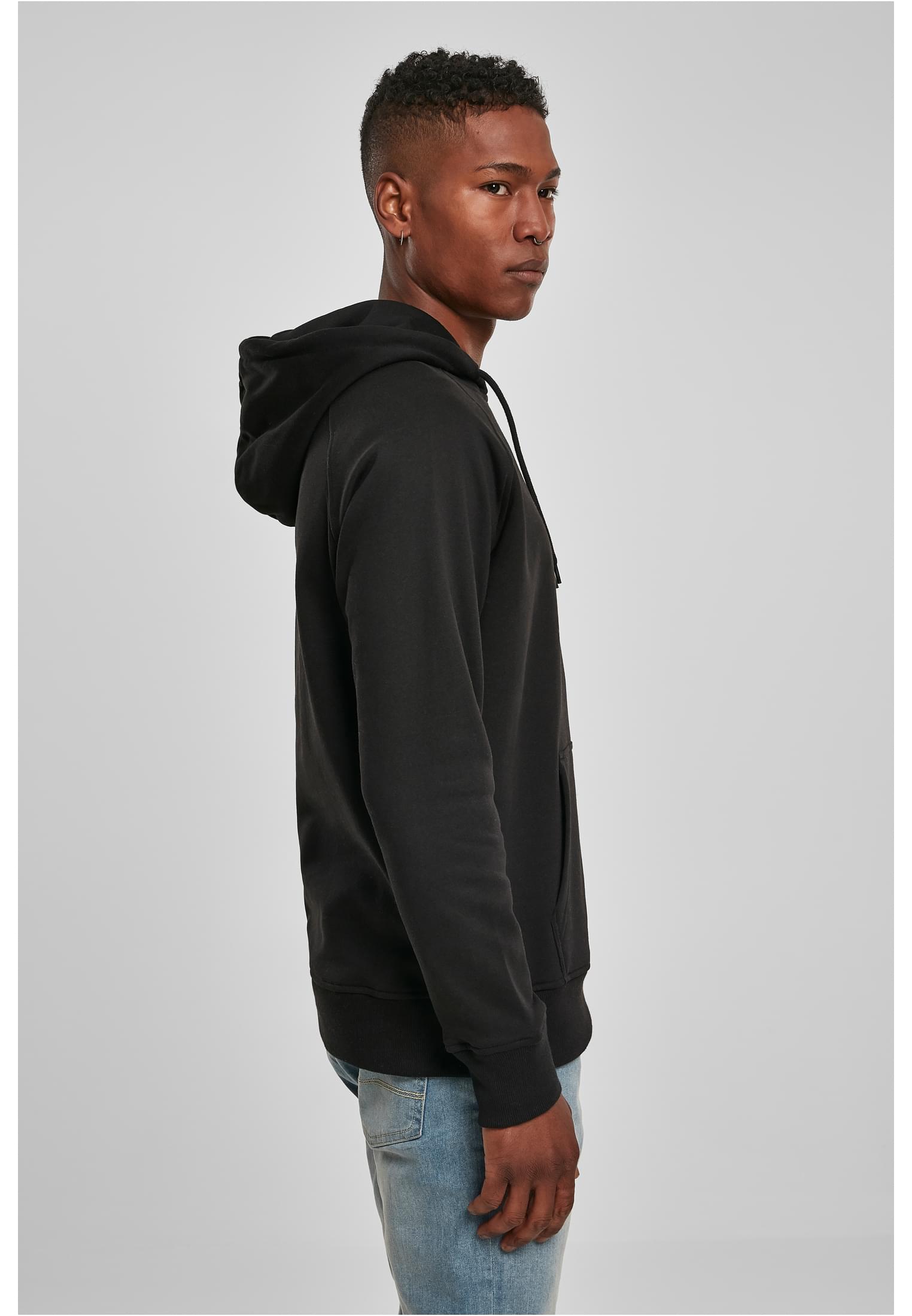 Raglan Sweat Hoody black | black