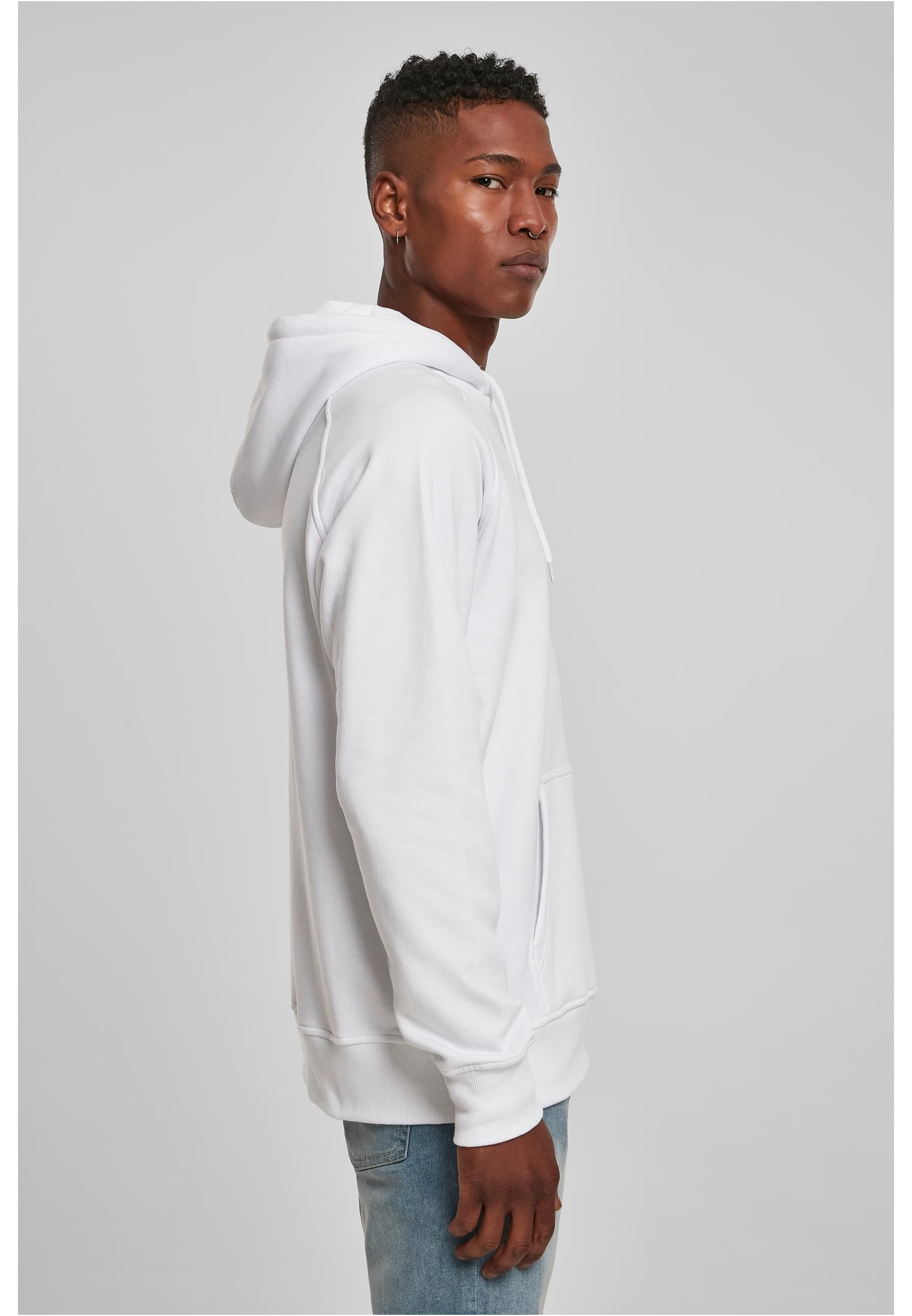 Raglan Sweat Hoody white | white
