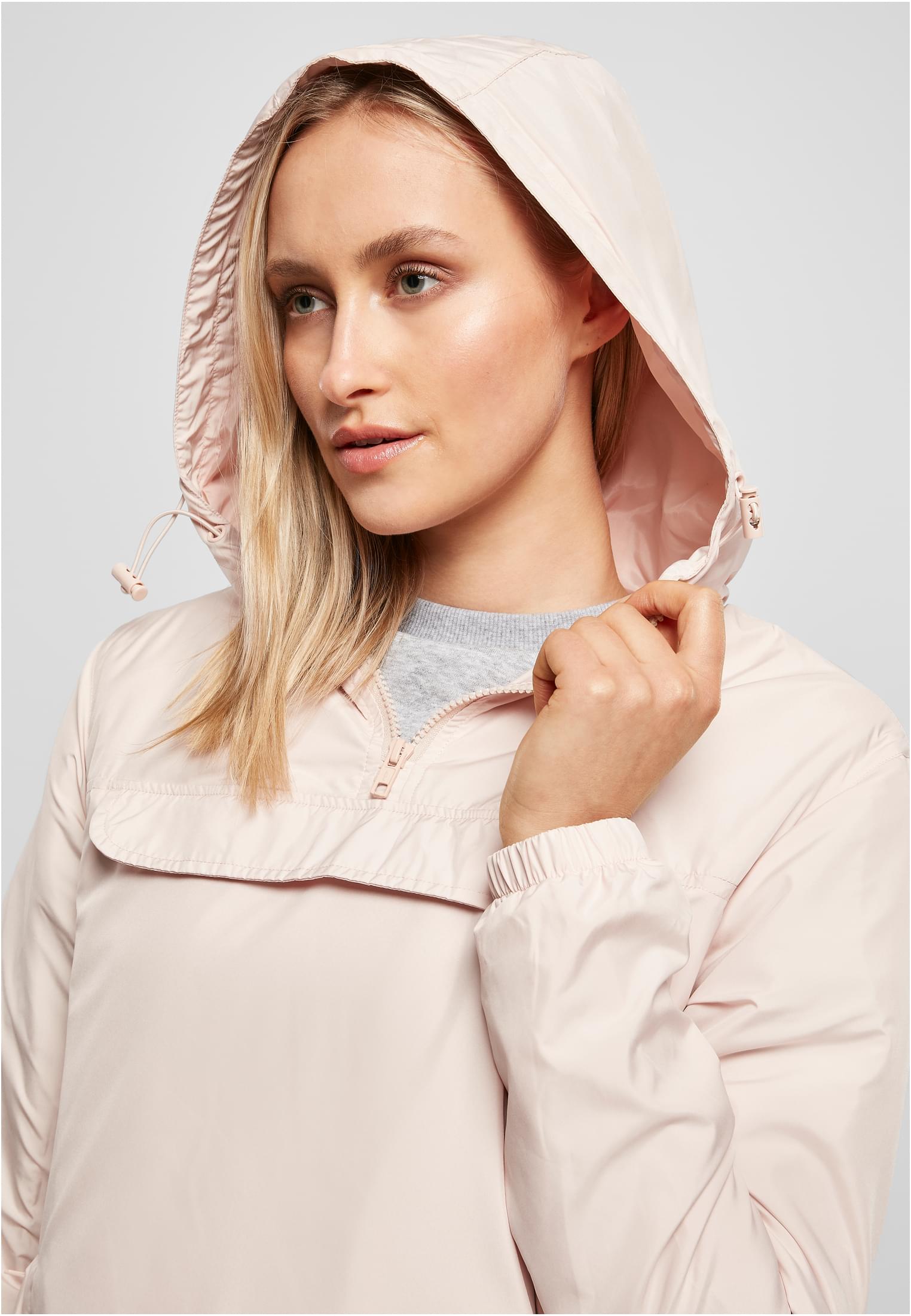 Ladies Basic Pull Over Jacket light pink | light pink