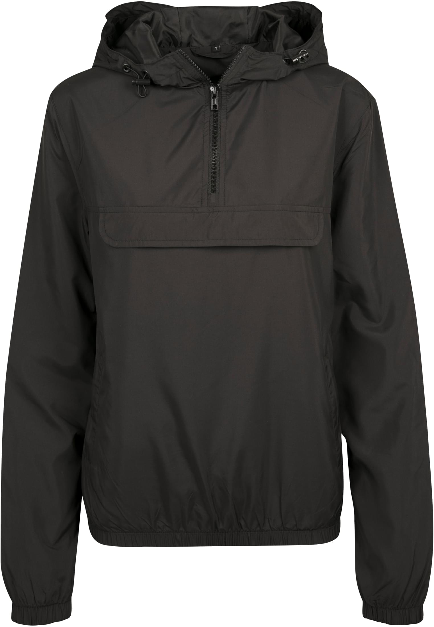 Ladies Basic Pull Over Jacket black | black