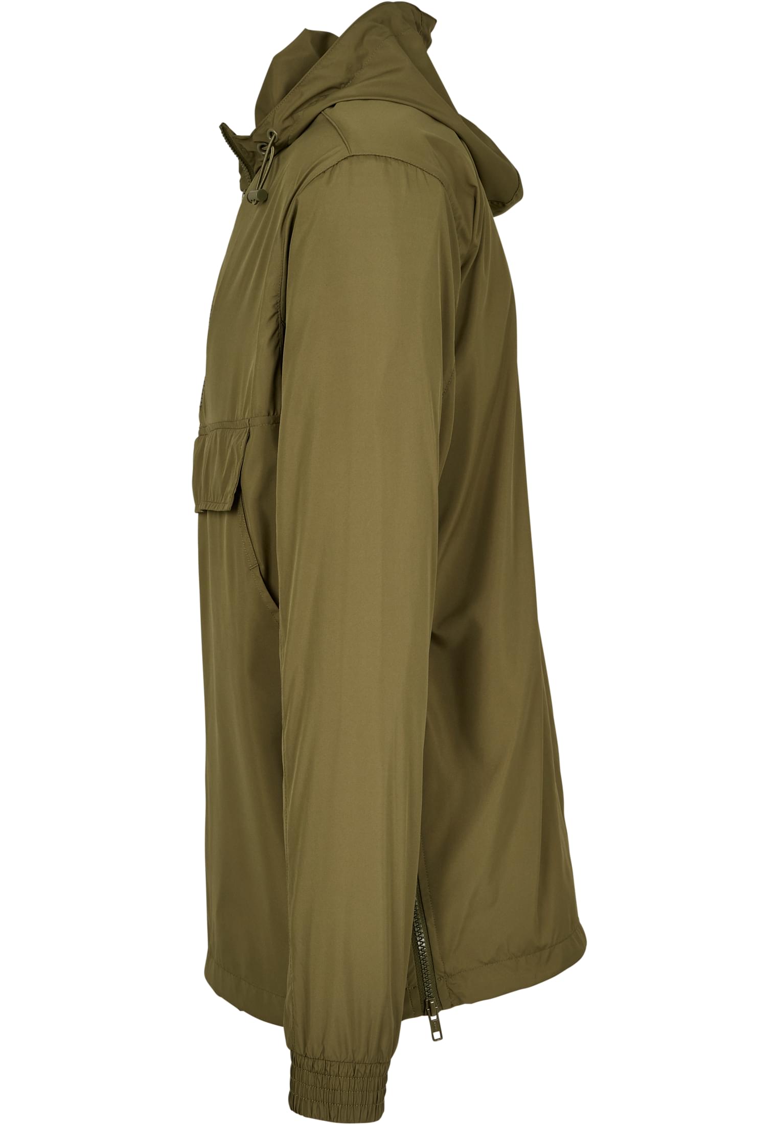 Basic Pull Over Jacket olive | olive